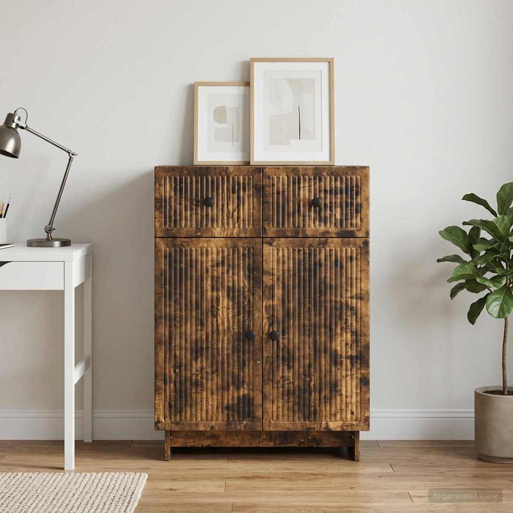 Kreveta Dimljeni hrast 66 x 34,5 x 90 cm Konstruirano drvo