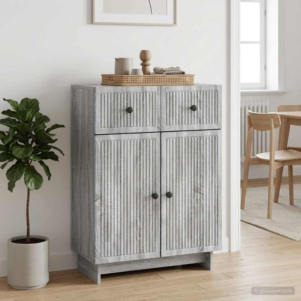 Kreveta Siva sonoma 66 x 34,5 x 90 cm Konstruirano drvo