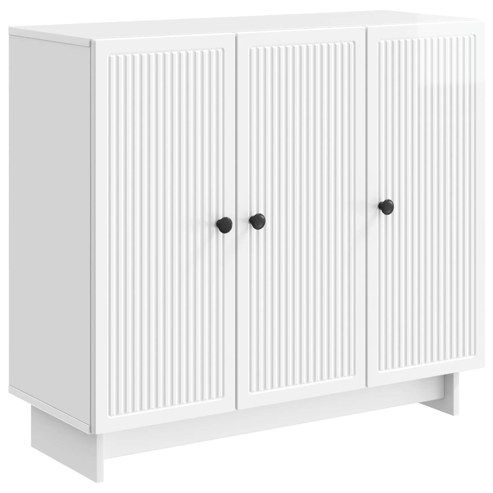 Kreveta Bijela visokog sjaja 89 x 34,5 x 80 cm