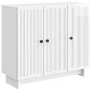 Kreveta Bijela visokog sjaja 89 x 34,5 x 80 cm