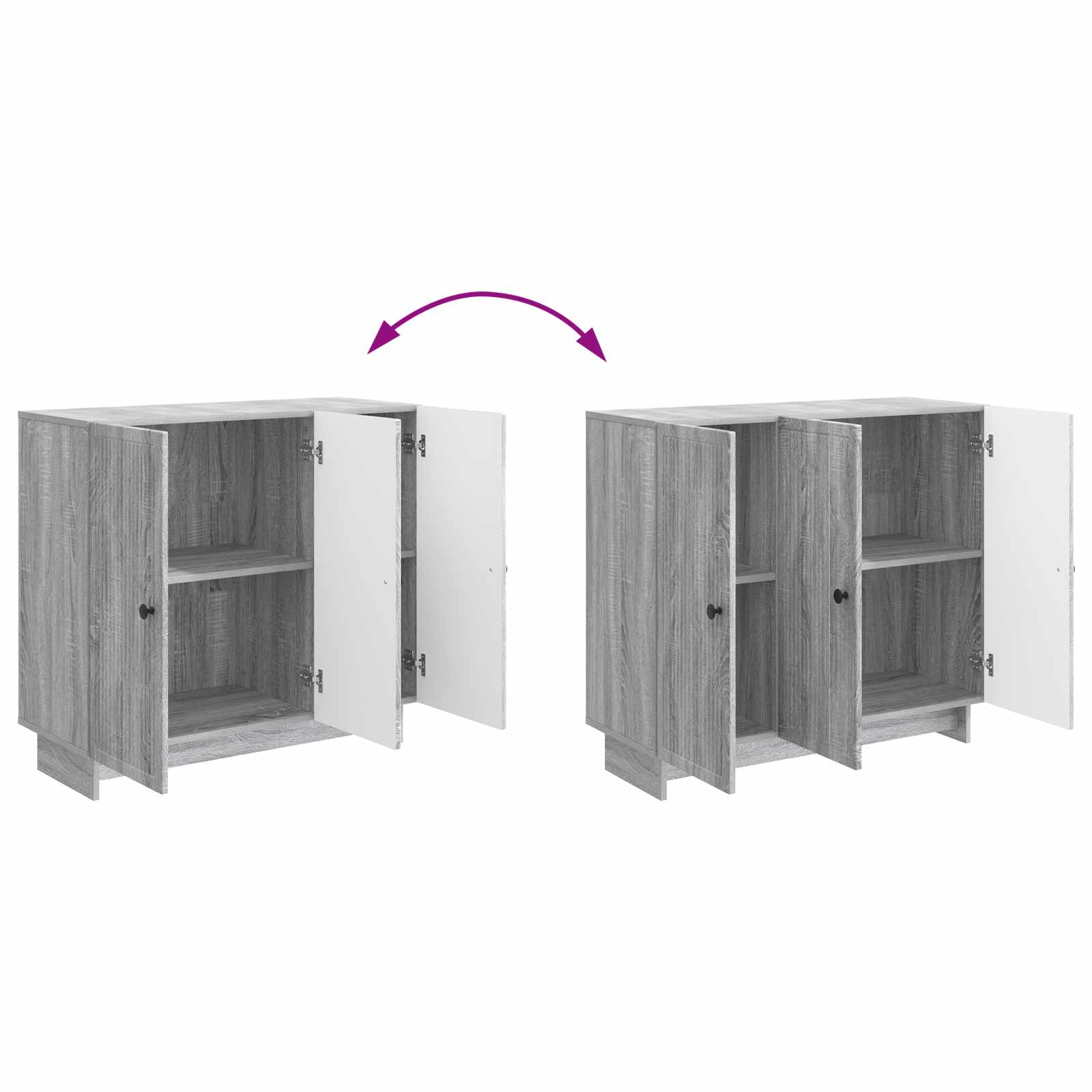 Kreveta Siva sonoma 89 x 34,5 x 80 cm Konstruirano drvo