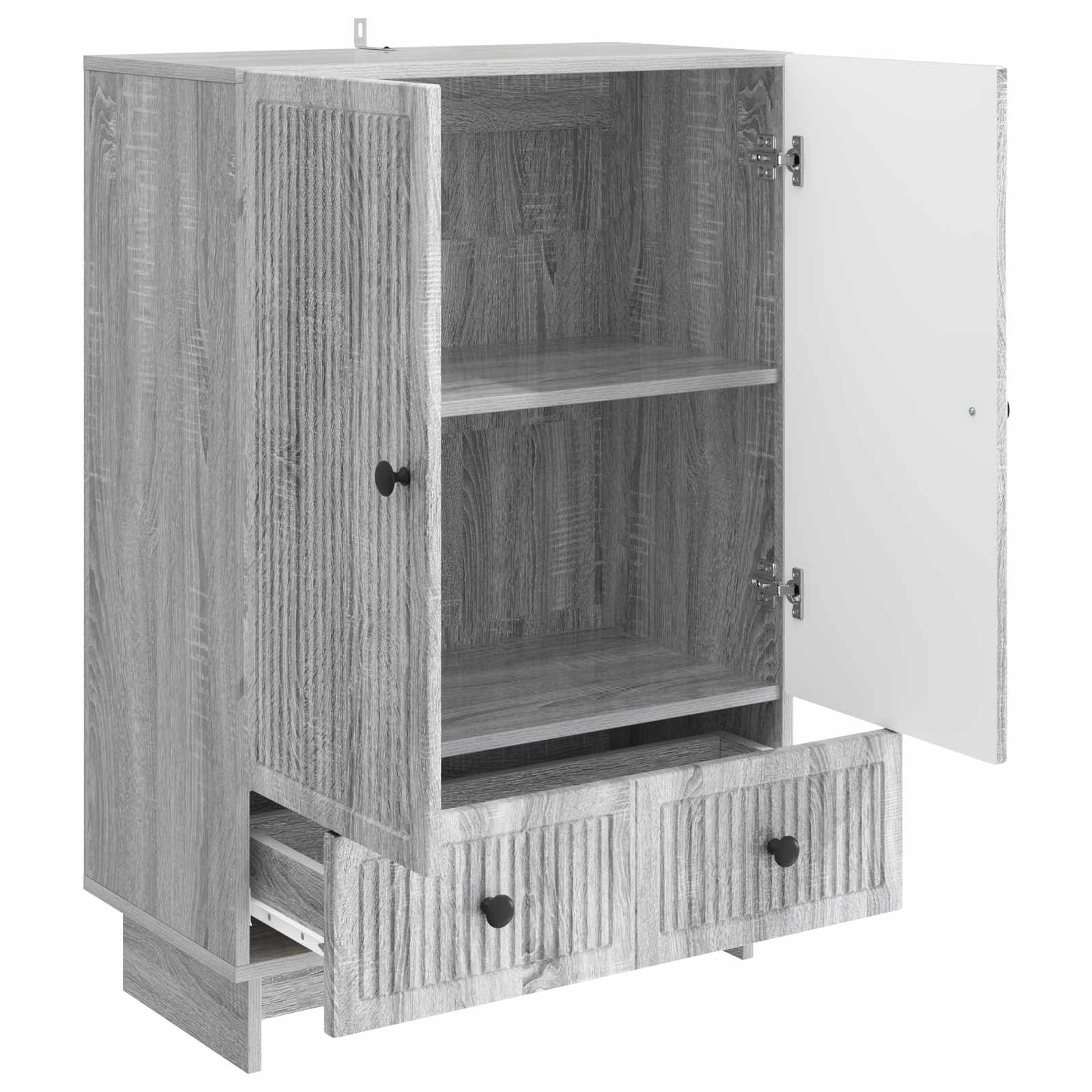 Kreveta Sivi Sonoma 66 x 34,5 x 95 cm Konstrukcijsko drvo