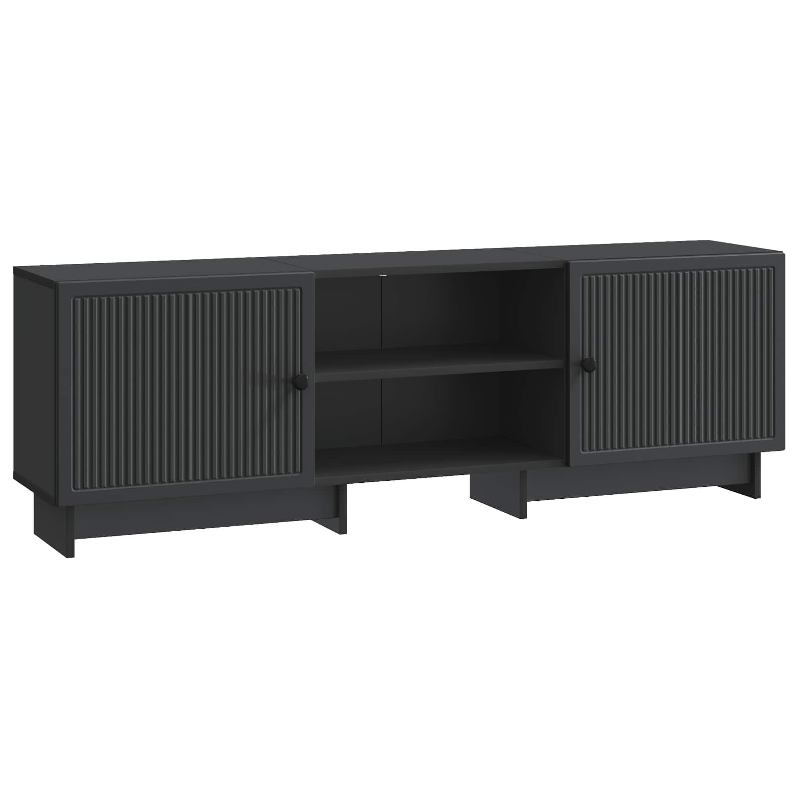 TV ormar Crna 150 x 31 x 50 cm Konstrukcijsko drvo
