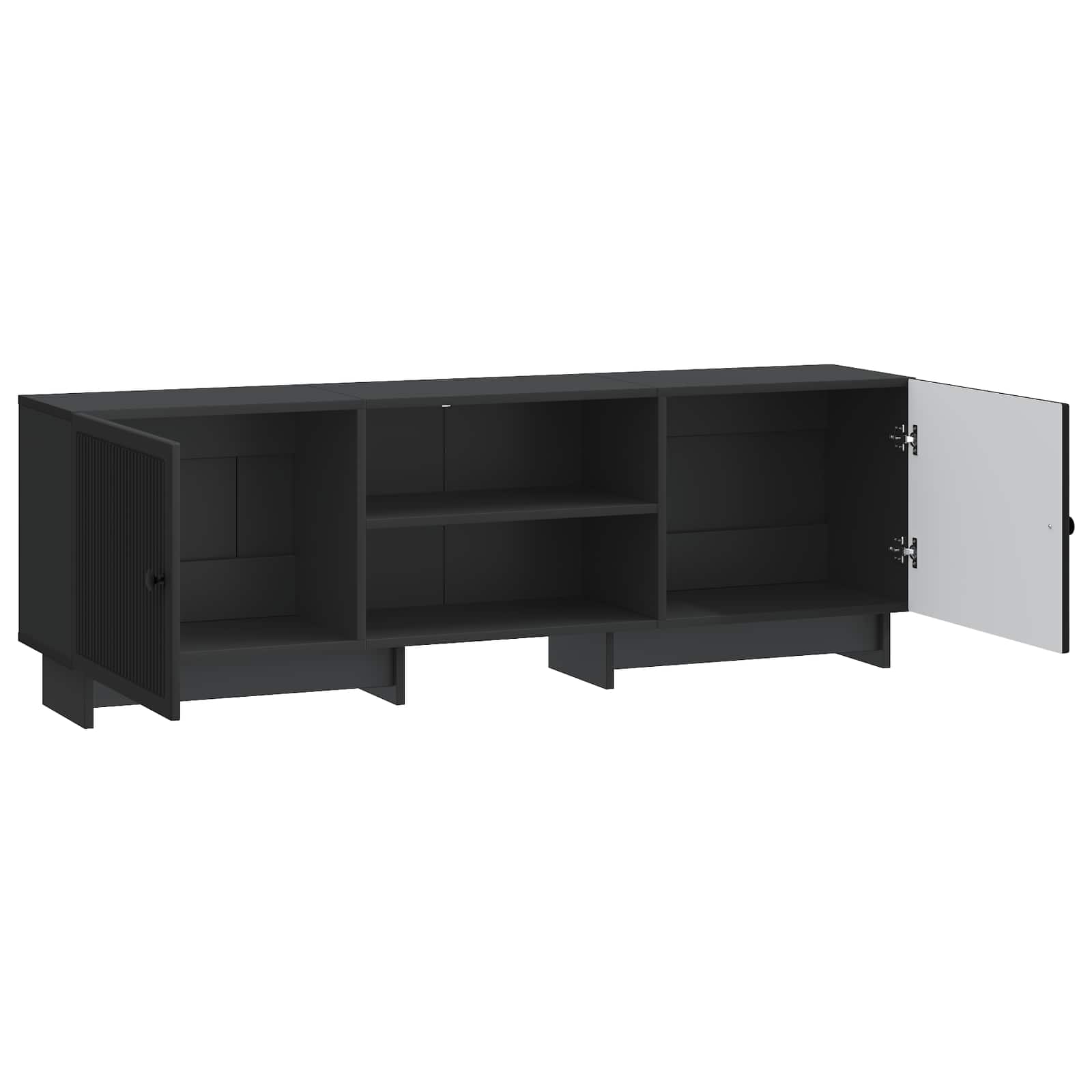 TV ormar Crna 150 x 31 x 50 cm Konstrukcijsko drvo