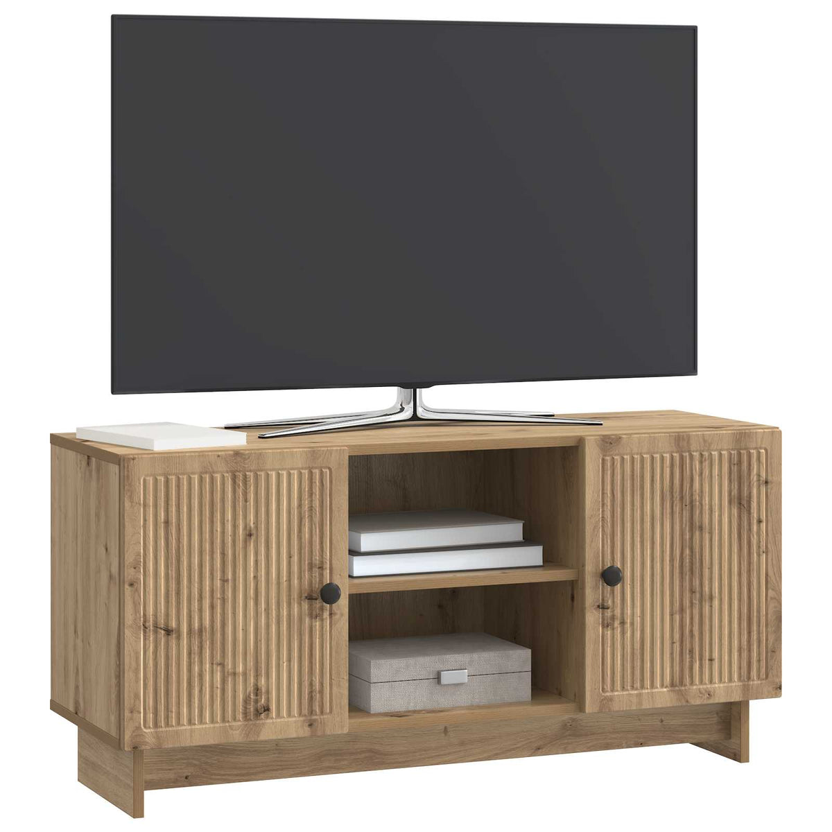 TV ormar 102 x 34,5 x 50 cm Hrast artisan Konstruirano drvo