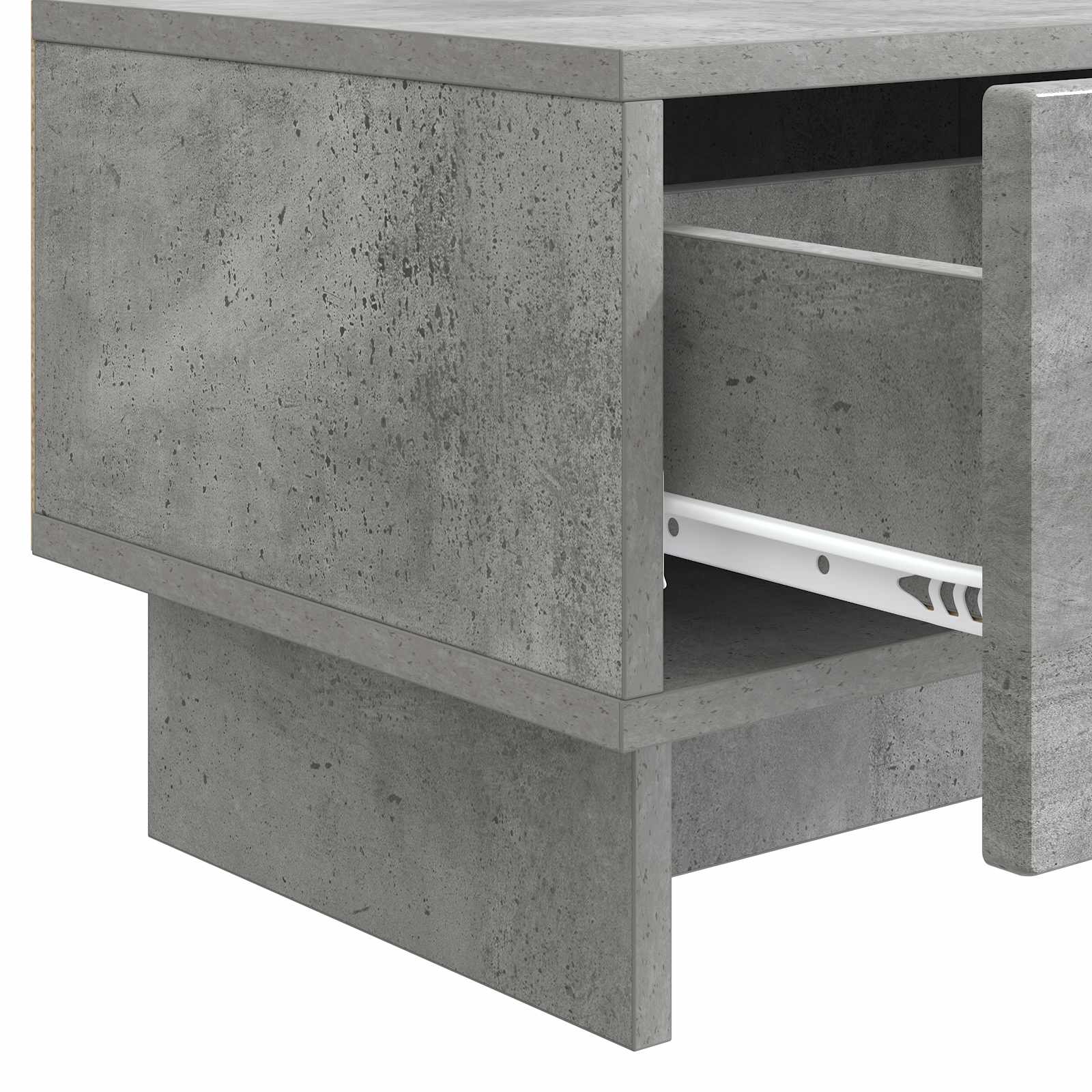 TV ormar Betonska siva 147 x 34,5 x 30 cm Konstruirano drvo