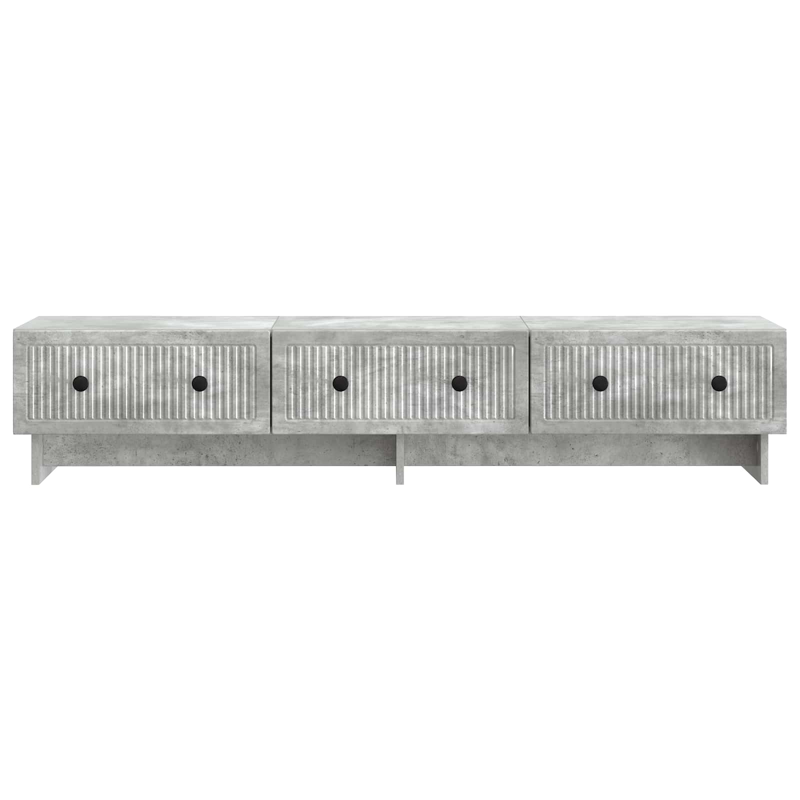 TV ormar Betonska siva 147 x 34,5 x 30 cm Konstruirano drvo