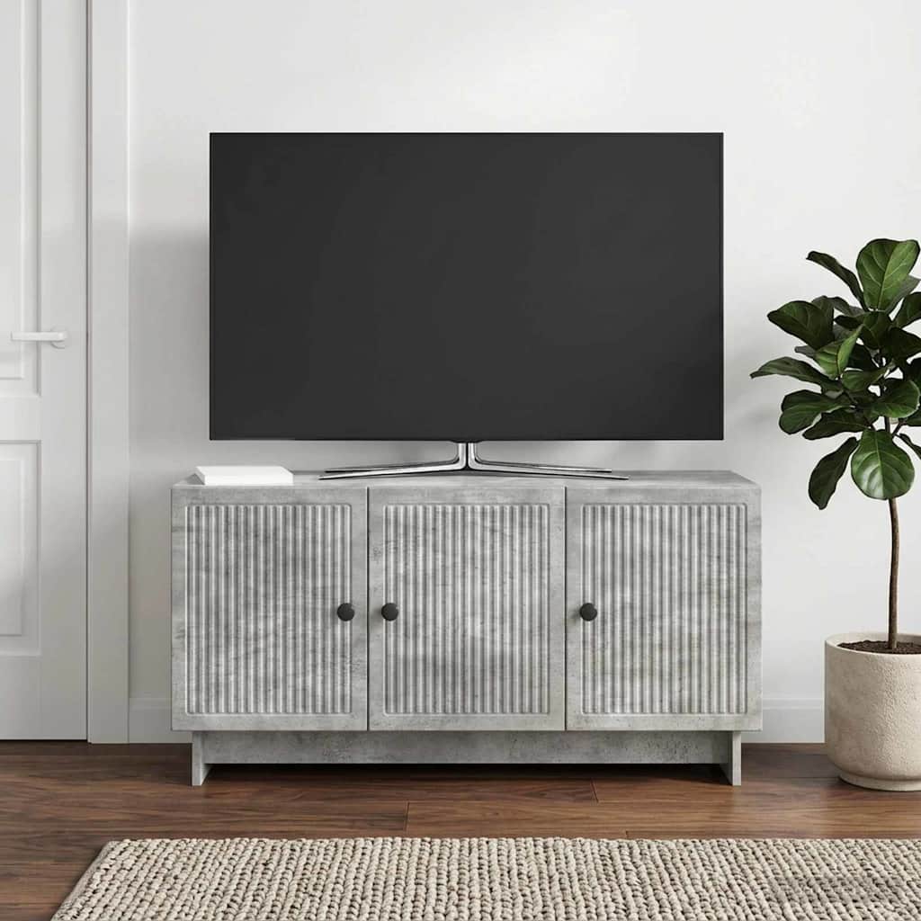 TV ormar Betonska siva 99 x 34,5 x 50 cm Konstruirano drvo