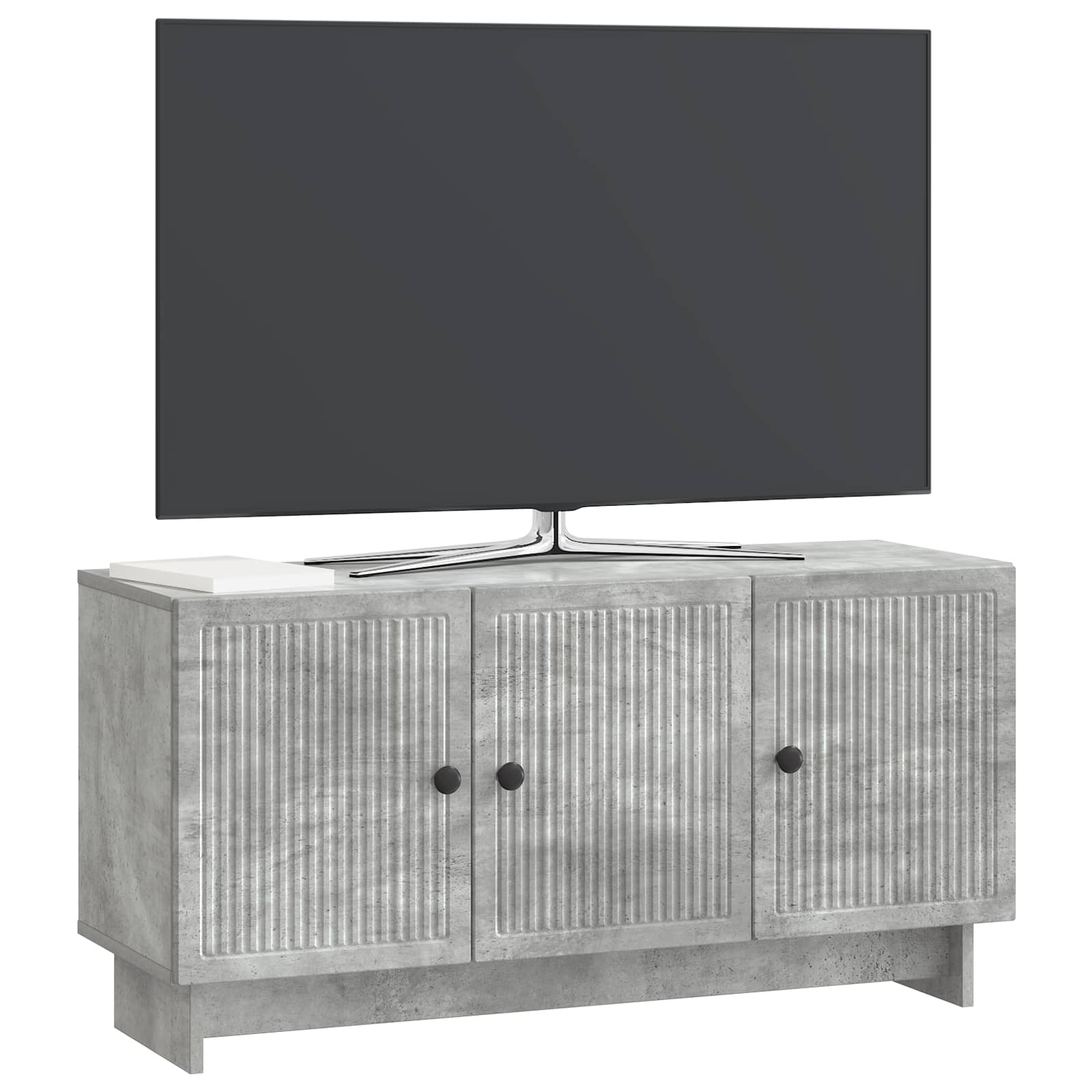 TV ormar Betonska siva 99 x 34,5 x 50 cm Konstruirano drvo