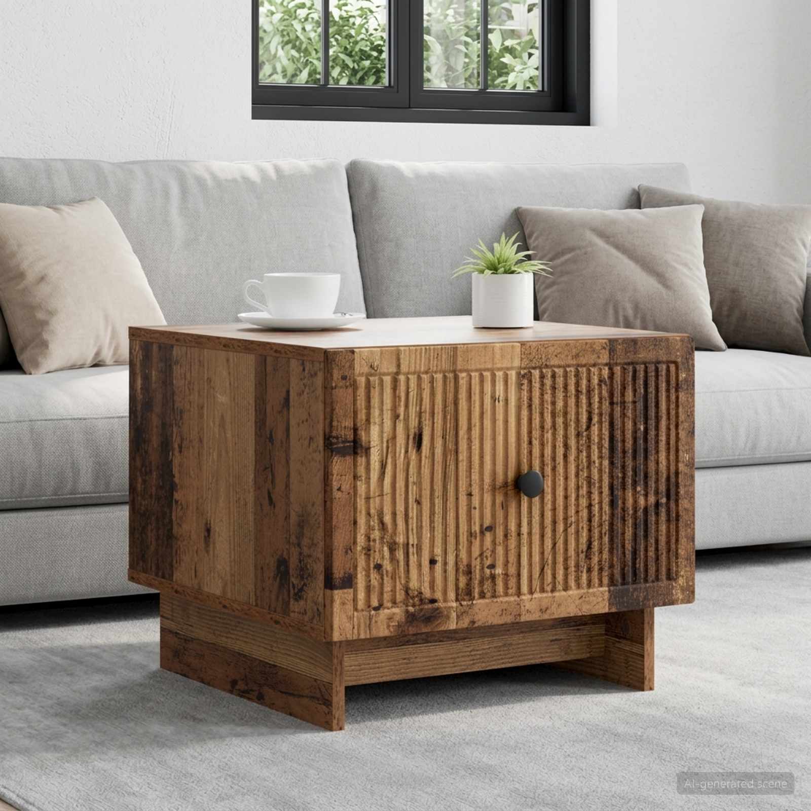 Kava Stol Staro drvo 49 x 50 x 40 cm Konstruirano drvo