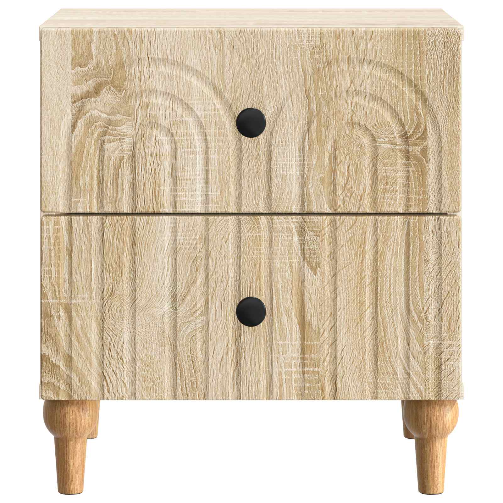 Noćni ormar s ladicama 2 pcs Hrast sonoma 43 x 34,5 x 48 cm
