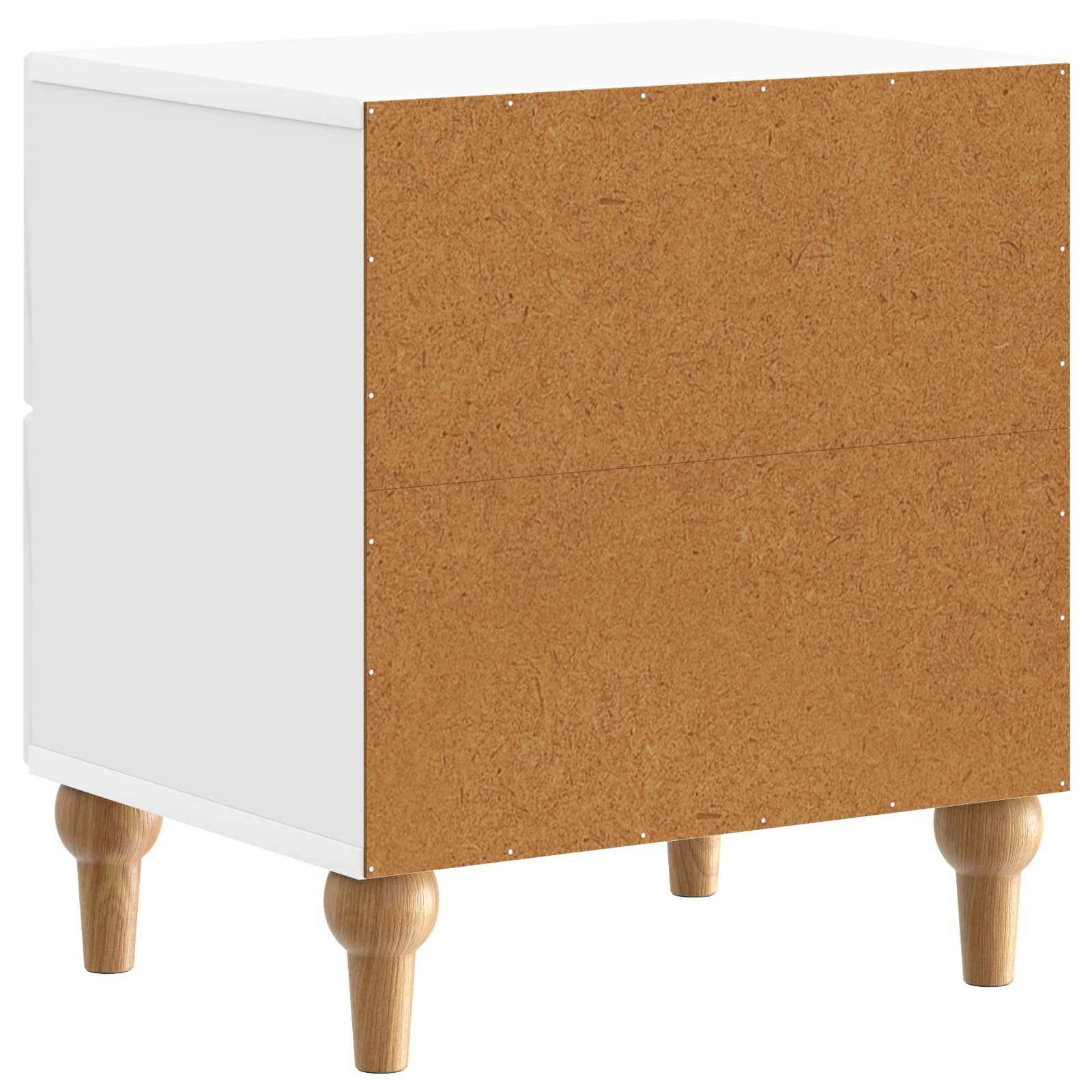 Noćni ormar 2 pcs Bijela visokog sjaja 43 x 34,5 x 48 cm