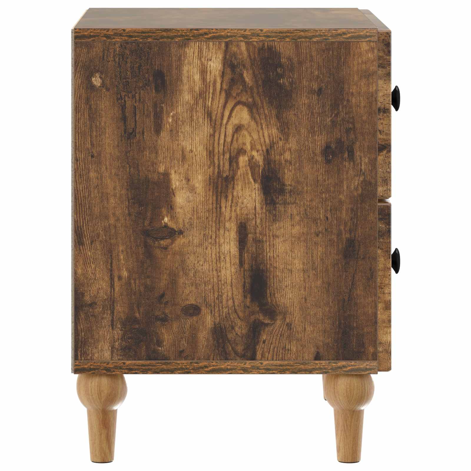 Noćni ormar s ladicama 2 pcs Dimljeni hrast 43 x 34,5 x 48 cm