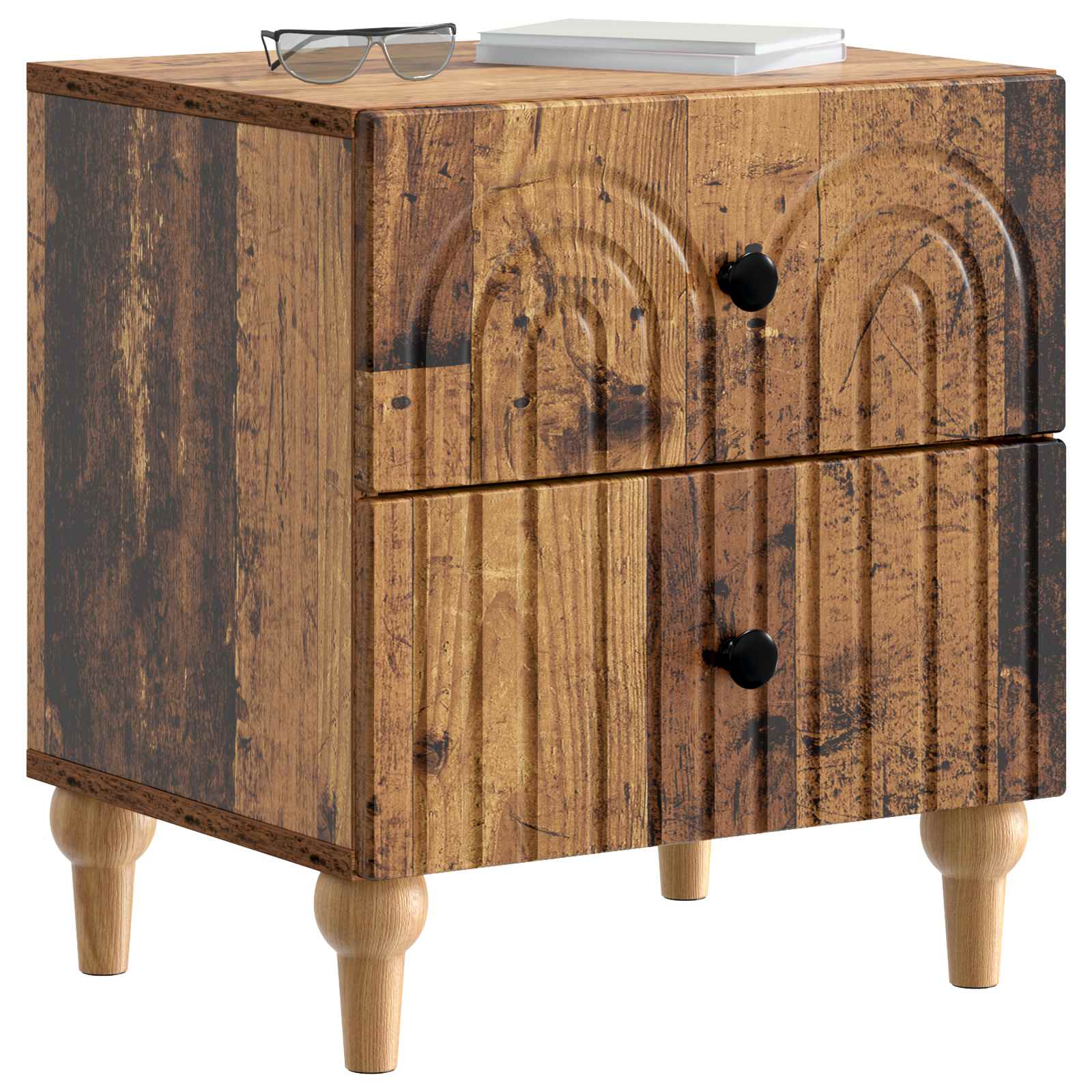 Noćni ormar Staro drvo 43 x 34,5 x 48 cm Konstruirano drvo