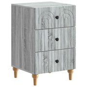 Noćni ormar Siva sonoma 43x 41 x 66,5 cm Konstruirano drvo