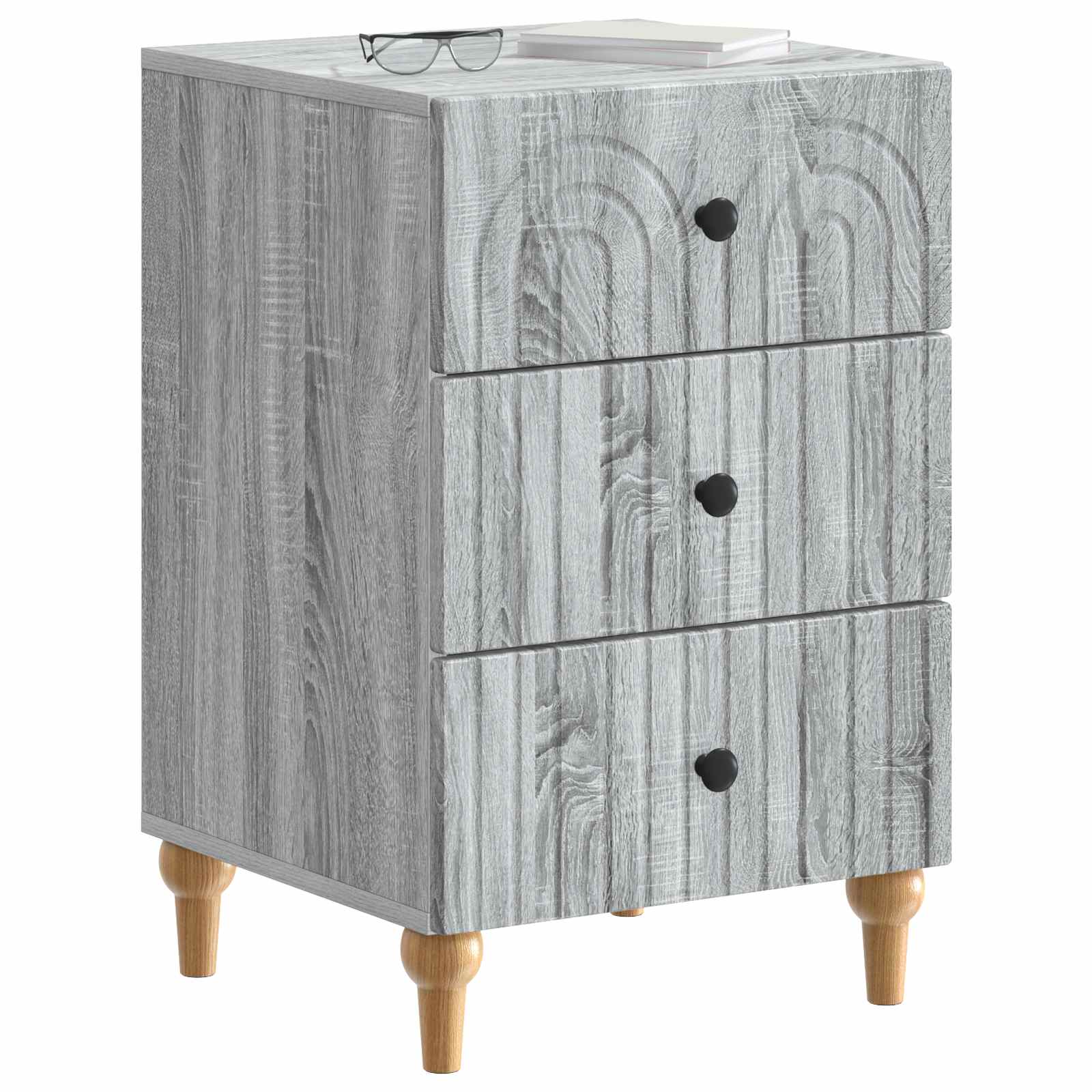 Noćni ormar Siva sonoma 43x 41 x 66,5 cm Konstruirano drvo
