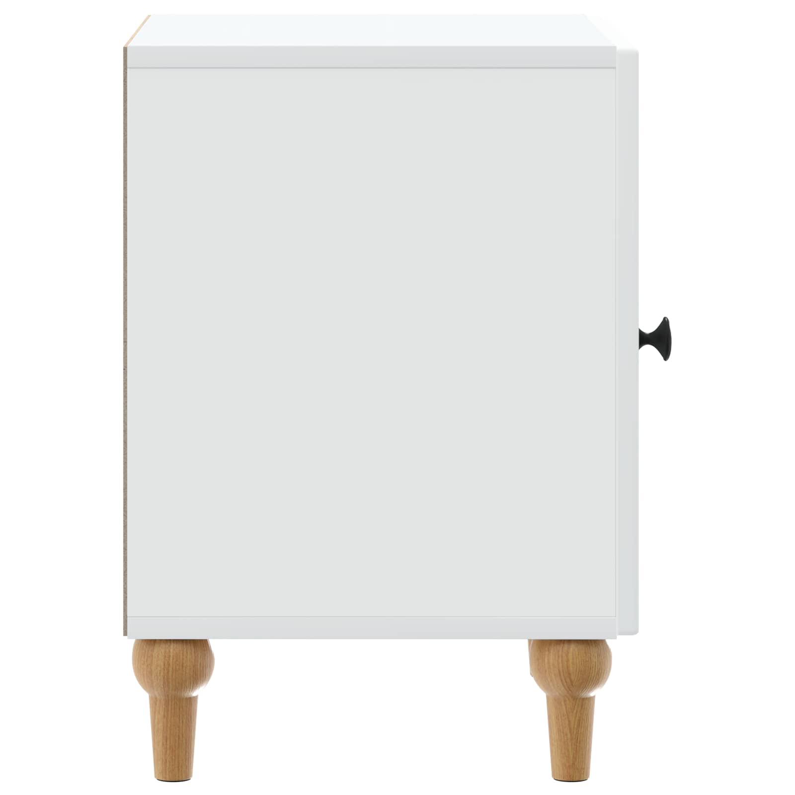 Noćni ormar 2 pcs Bijela 43 x 34,5 x 50 cm Konstruirano drvo