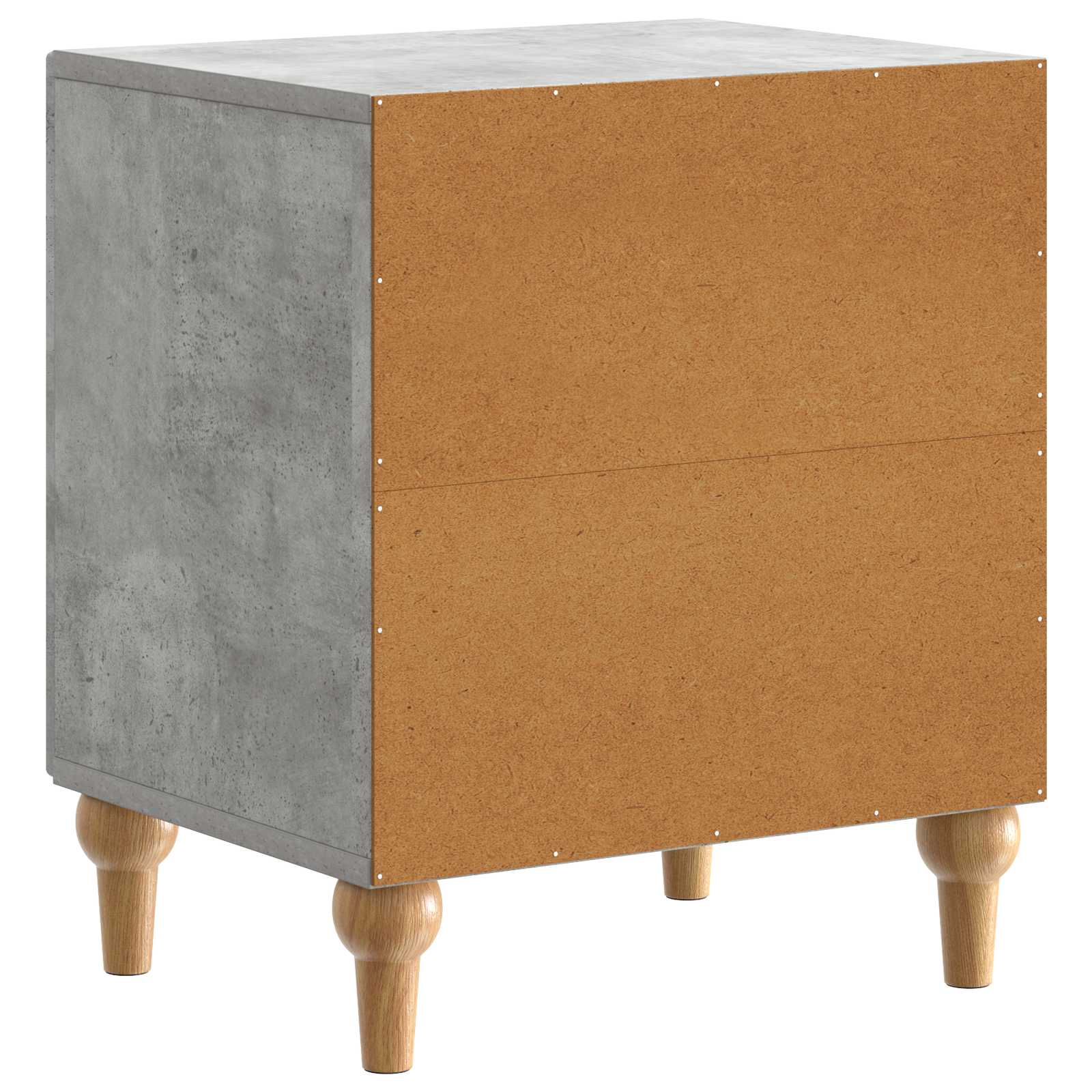 Noćni ormar Betonska siva 43 x 34,5 x 50 cm Konstruirano drvo