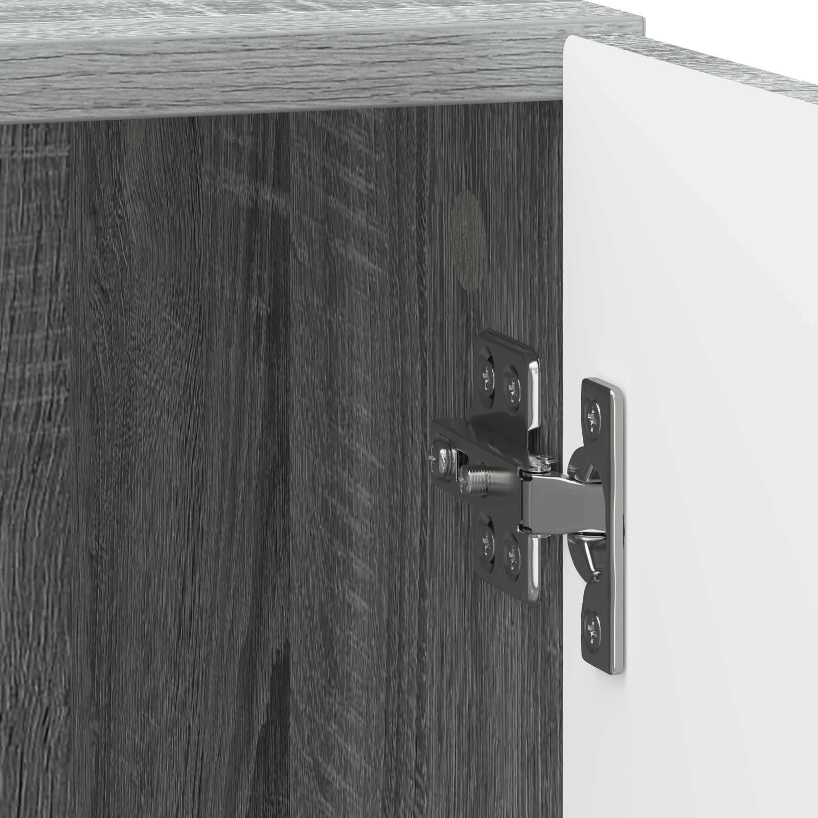 Noćni ormar Siva sonoma 43 x 34,5 x 50 cm Konstruirano drvo