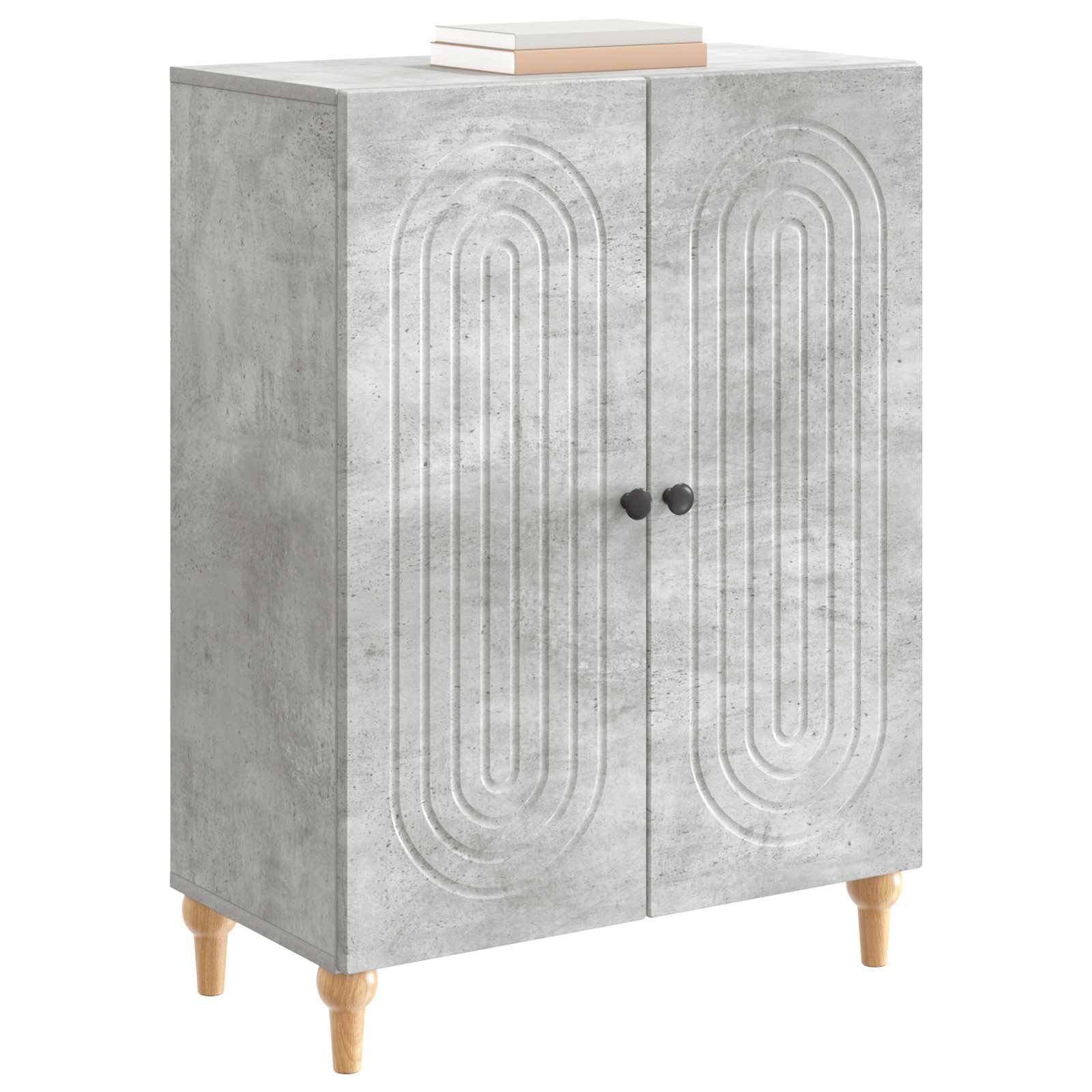 Kreveta Betonska siva 66 x 34,5 x 90 cm Konstruirano drvo
