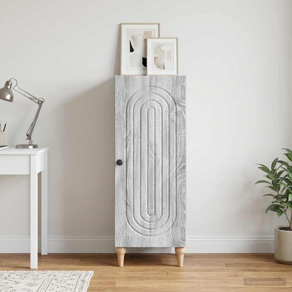 Kreveta Siva sonoma 33 x 34,5 x 90 cm Konstruirano drvo