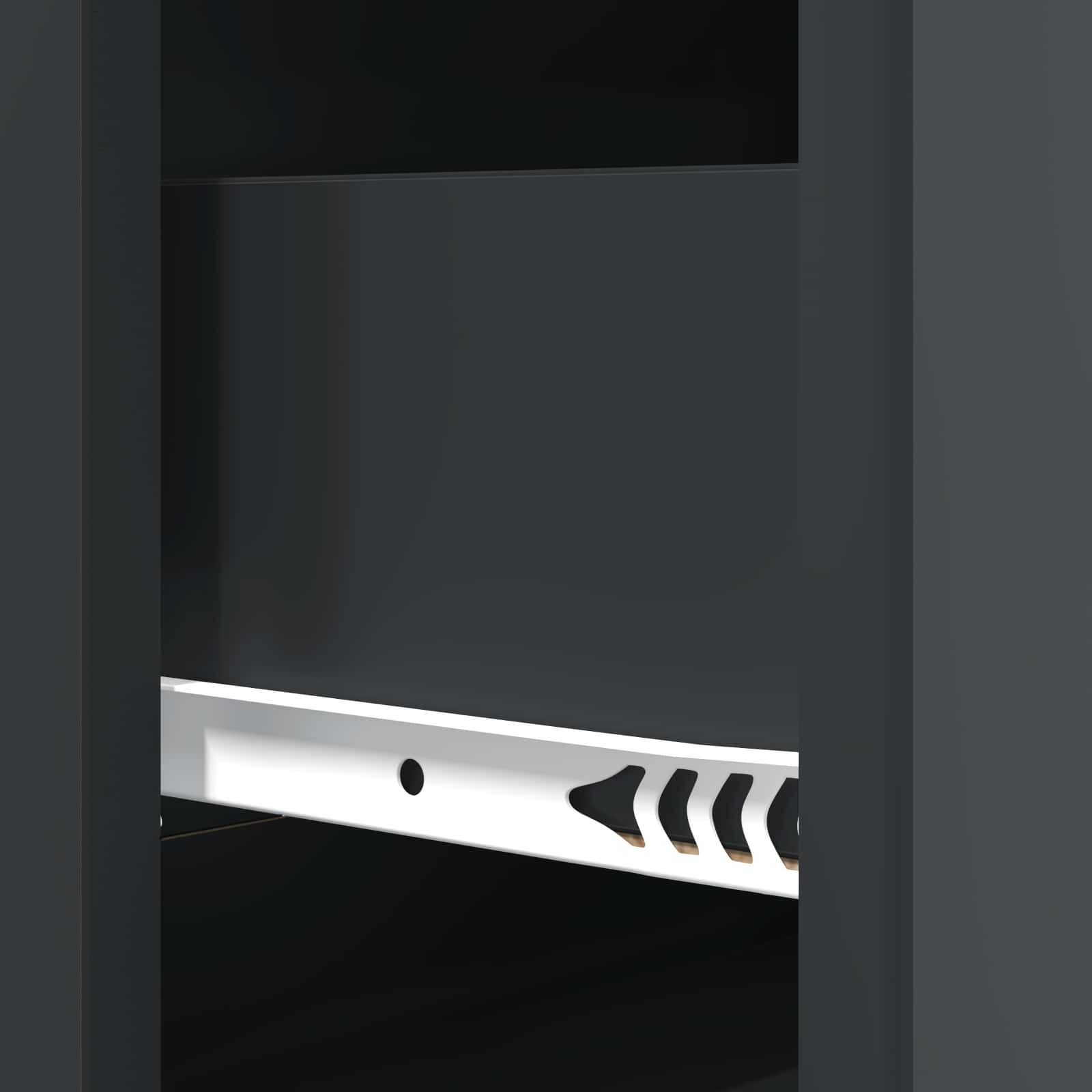 Ormar s ladicama Crna 66 x 34,5 x 90 cm Konstruirano drvo