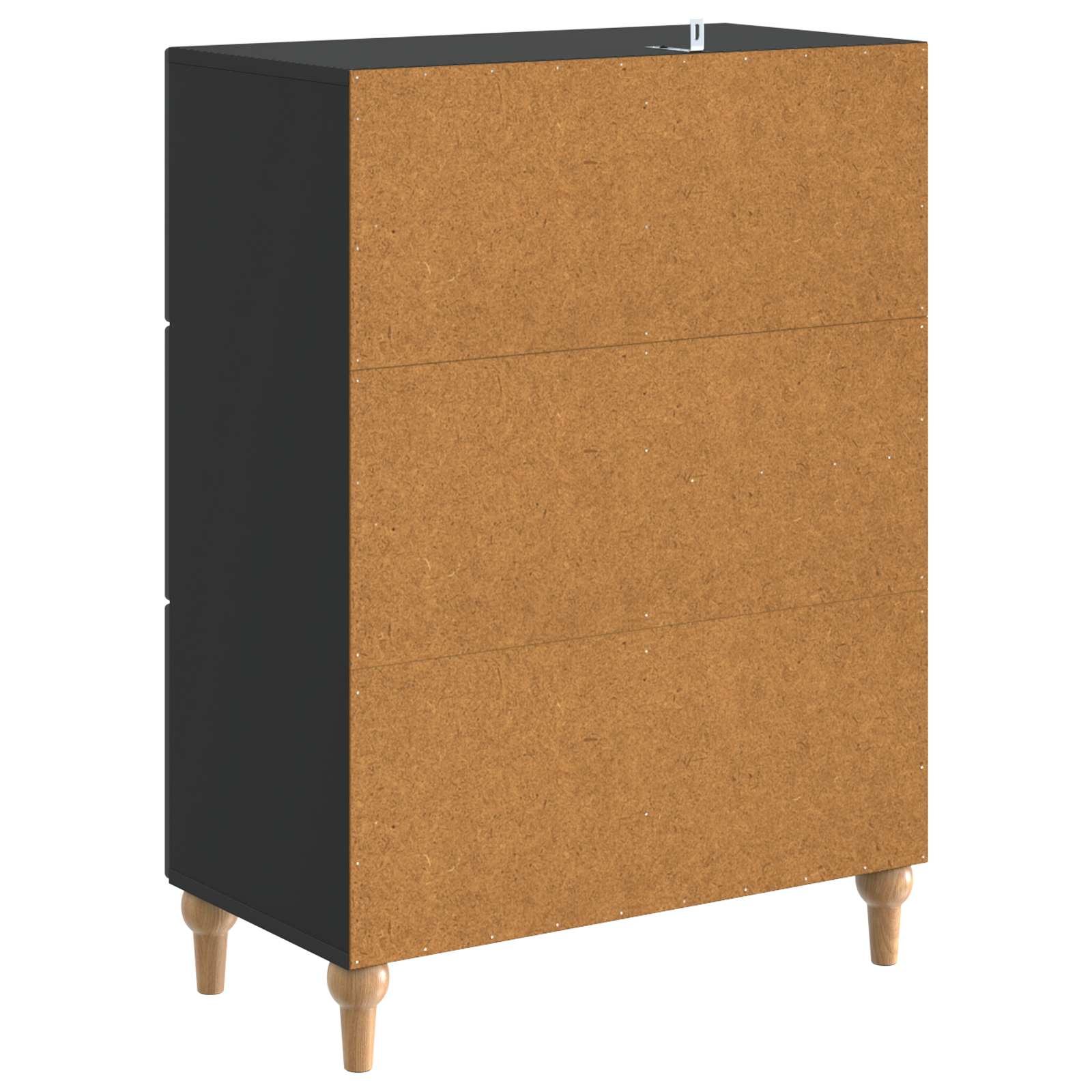 Kreveta s ladicama Crna 66 x 34,5 x 90 cm Konstruirano drvo