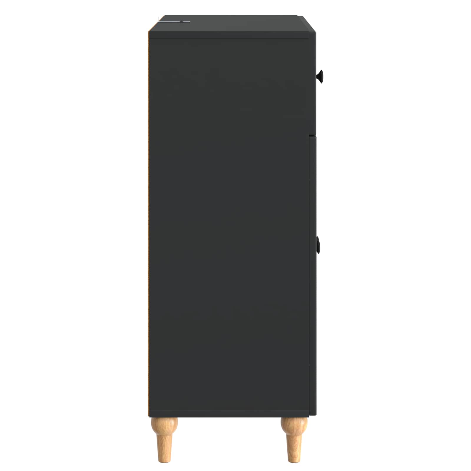 Kreveta s ladicama Crna 66 x 34,5 x 90 cm Konstruirano drvo