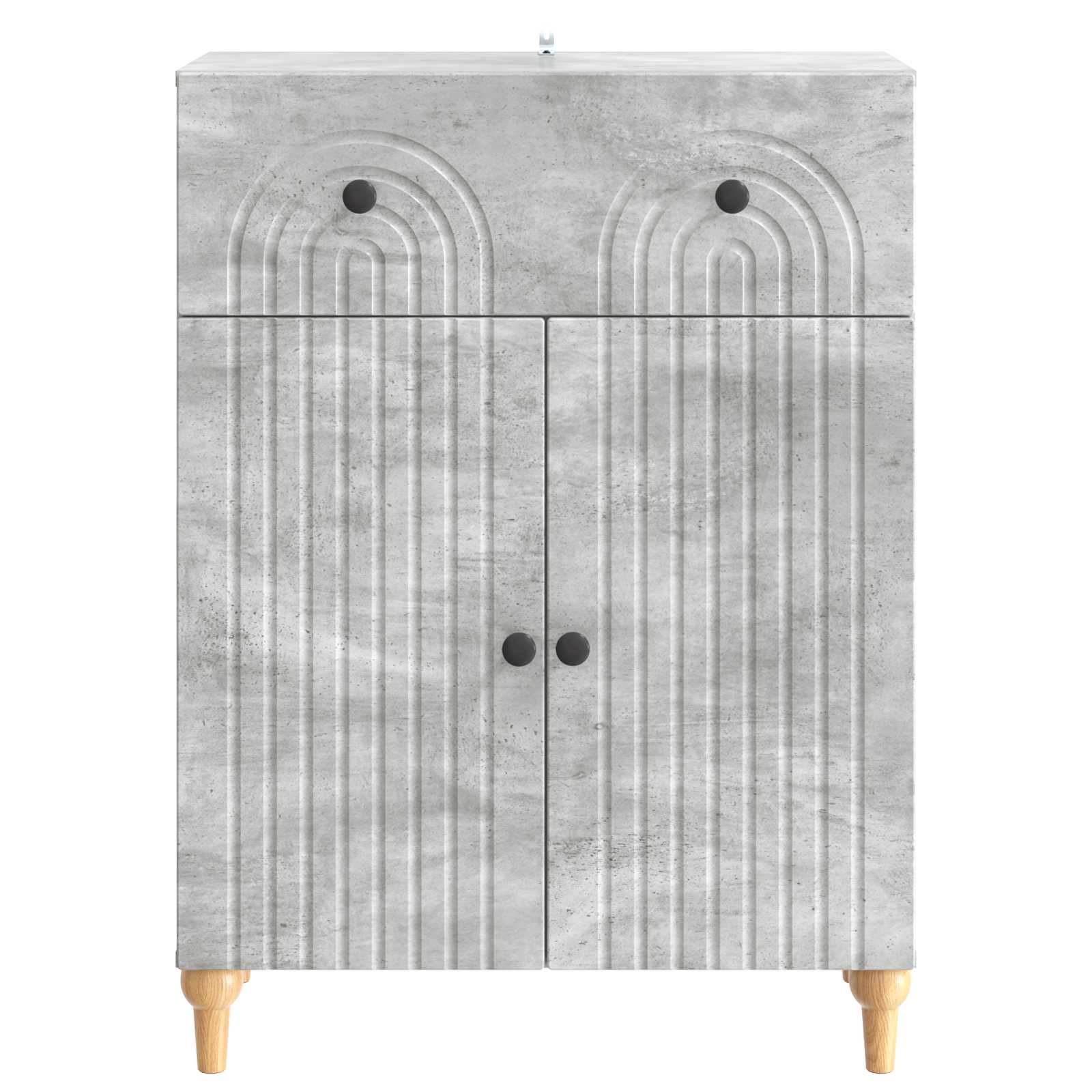 Kreveta Betonska siva 66 x 34,5 x 90 cm Konstruirano drvo