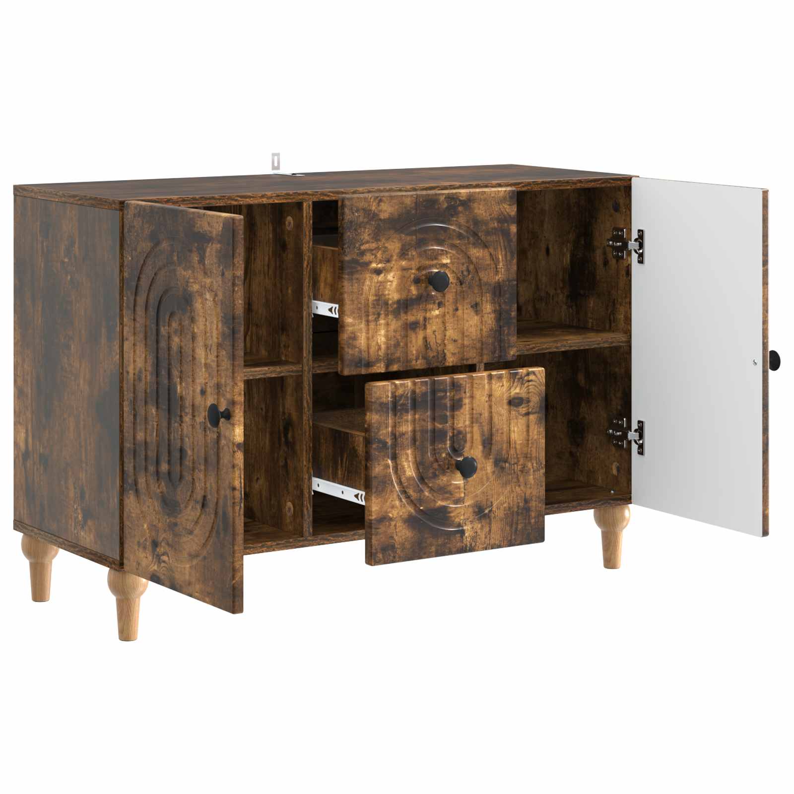 TV ormar Dimljeni hrast 89 x 34,5 x 60 cm Konstruirano drvo