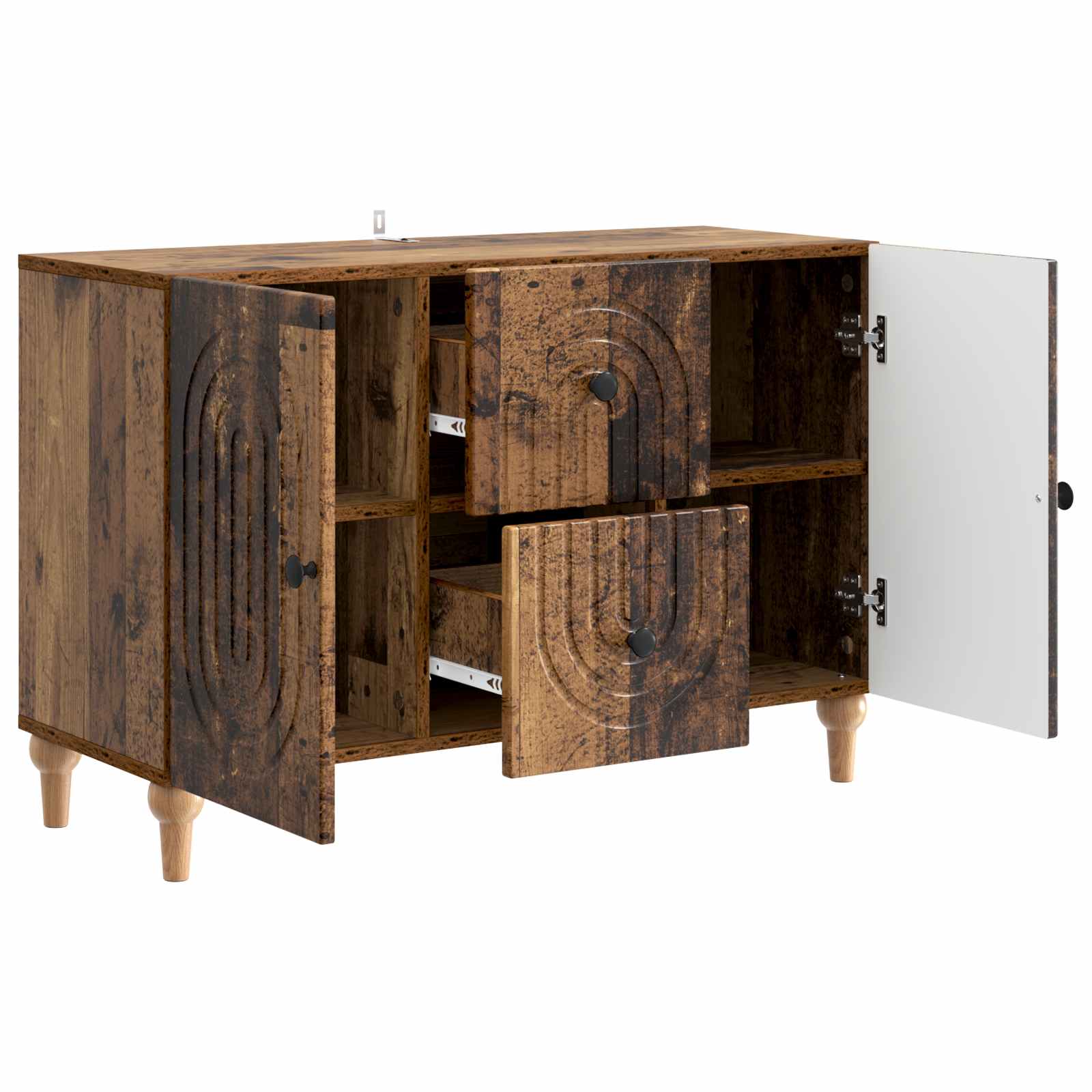 TV ormar Staro drvo 89 x 34,5 x 60 cm Konstruirano drvo