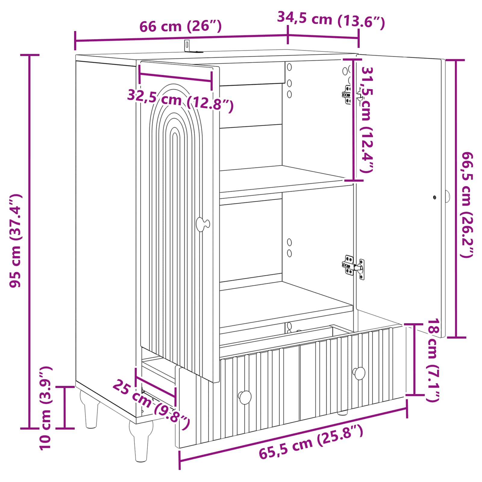 Kreveta Hrast sonoma 66 x 34,5 x 95 cm Konstruirano drvo