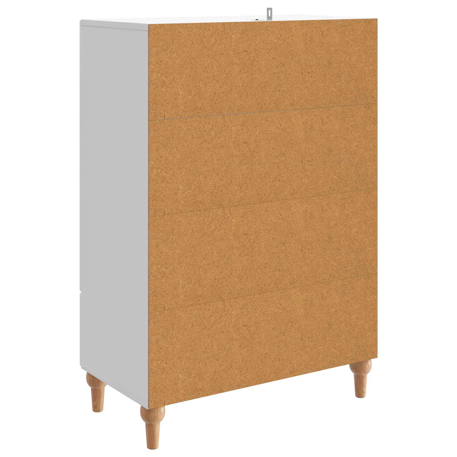 Kreveta s ladicama Bijela visokog sjaja 66 x 34,5 x 95 cm