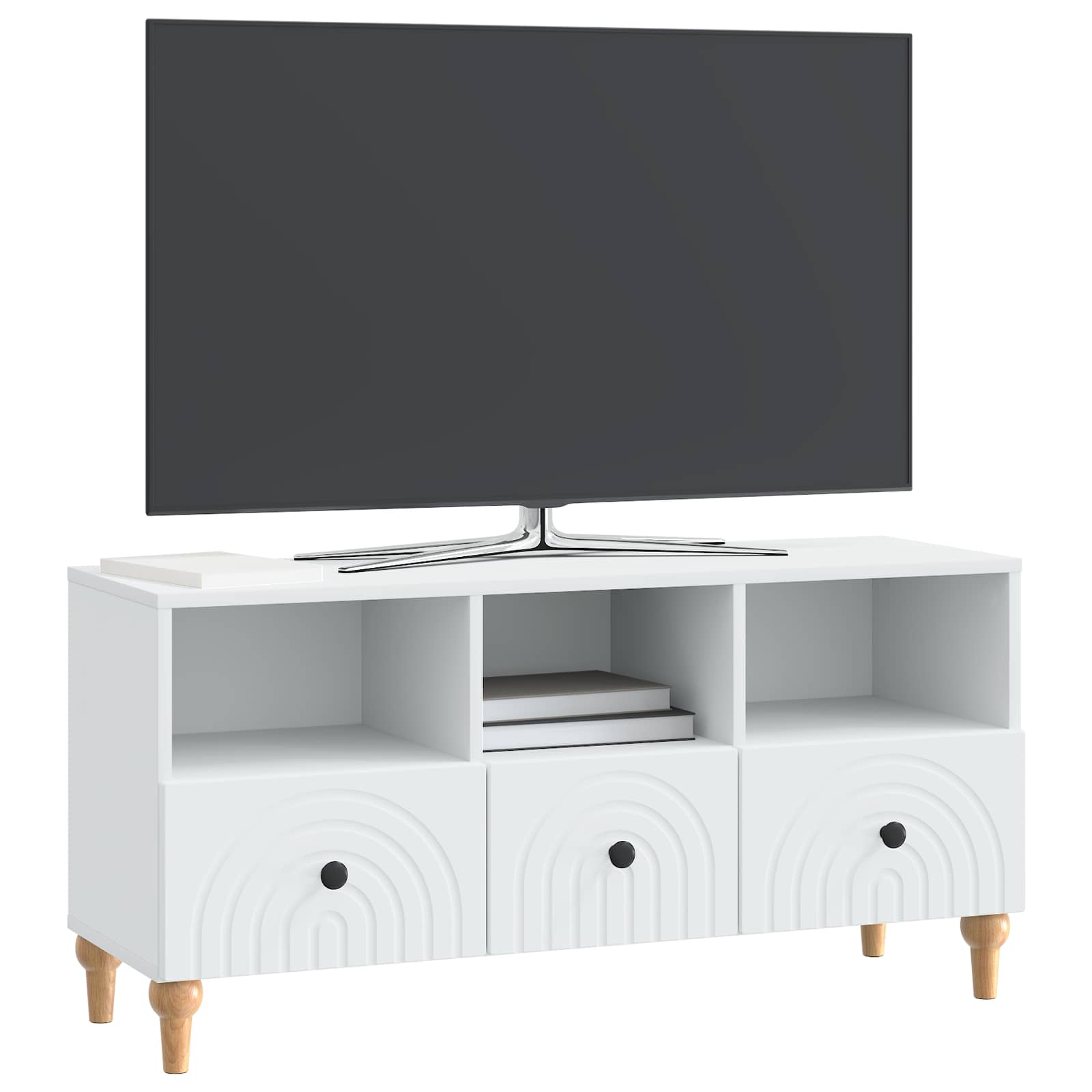 TV ormar Bijeli 102 x 34,5 x 50 cm Konstrukcijsko drvo