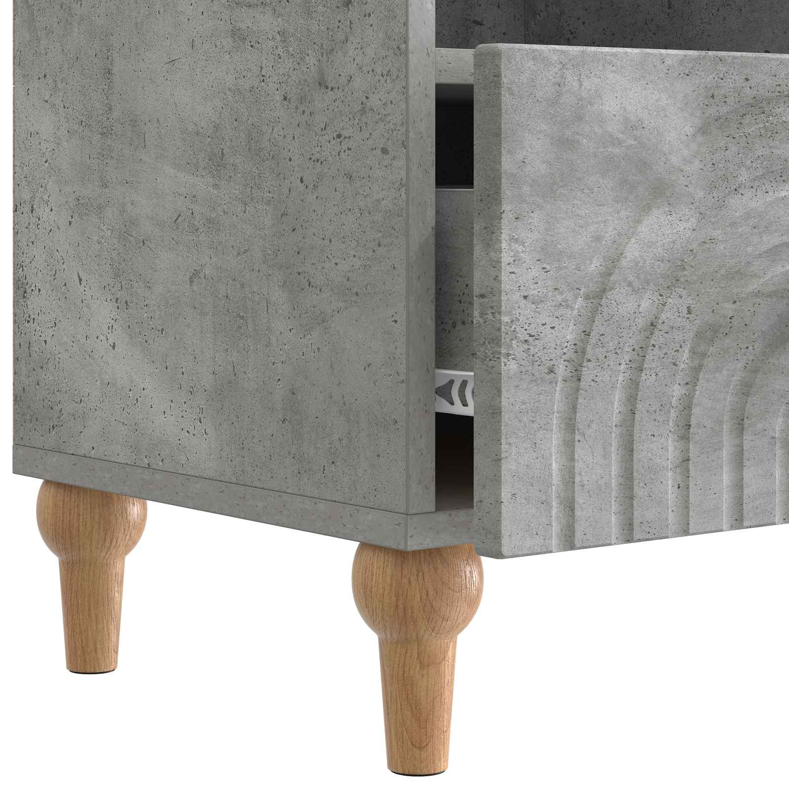 TV ormar Betonsko Siva 102 x 34,5 x 50 cm Konstrukcijsko drvo