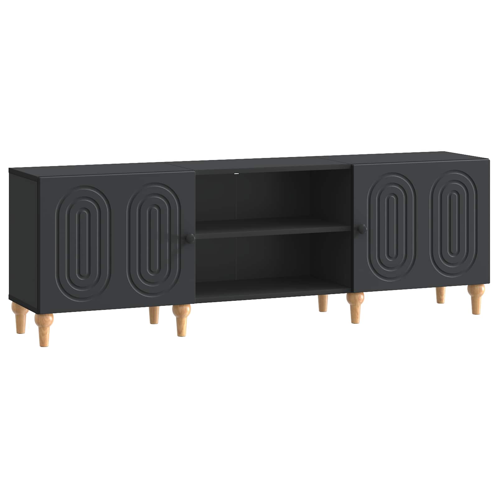 TV ormar Crna 150 x 31 x 50 cm Konstruirano drvo