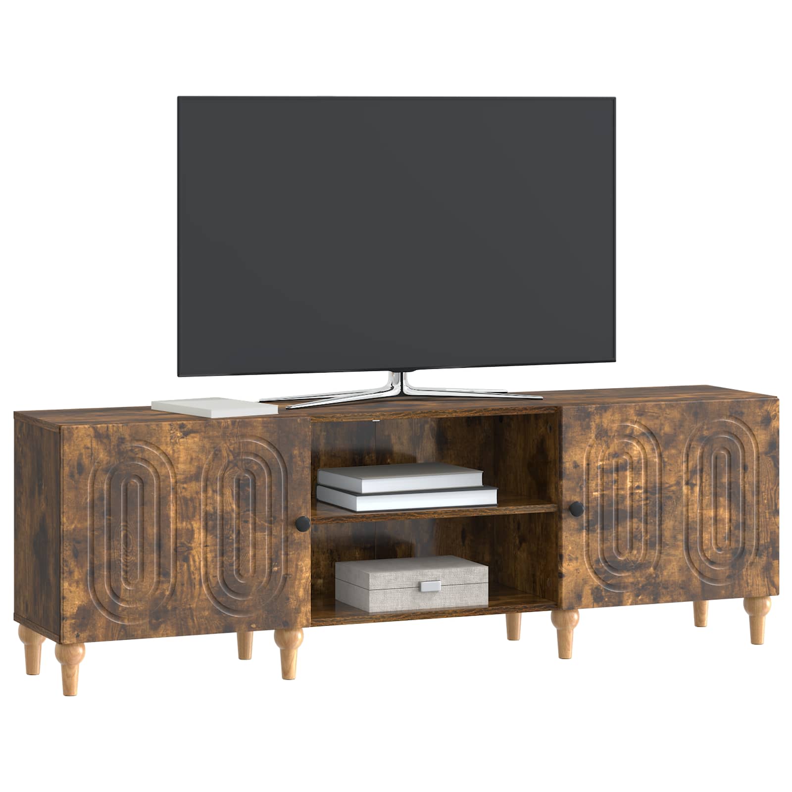 TV ormar Dimljeni hrast 150 x 31 x 50 cm Konstruirano drvo