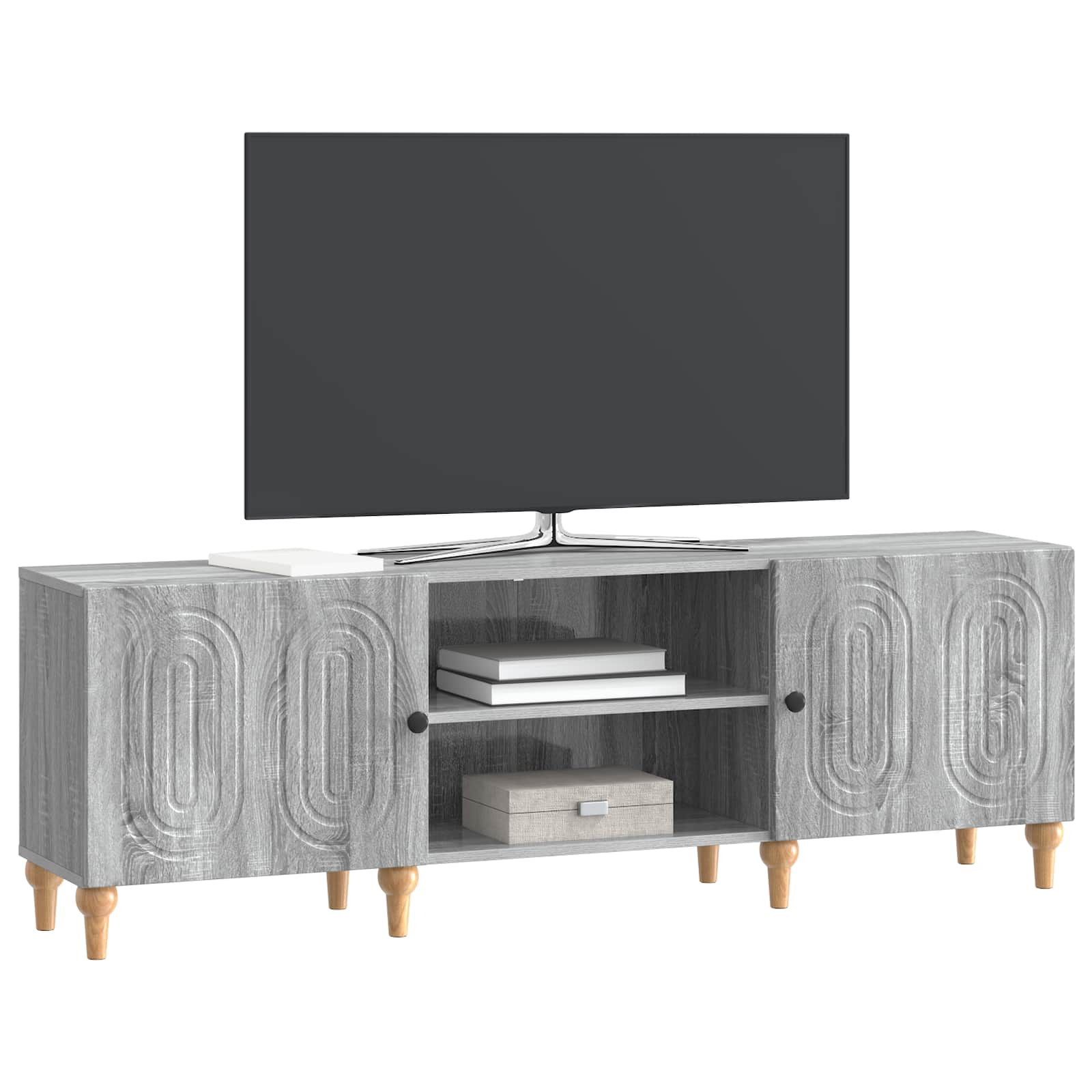 TV ormar Siva sonoma 150 x 31 x 50 cm Konstruirano drvo