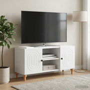 TV ormar Bijela 102 x 34,5 x 50 cm Konstruirano drvo
