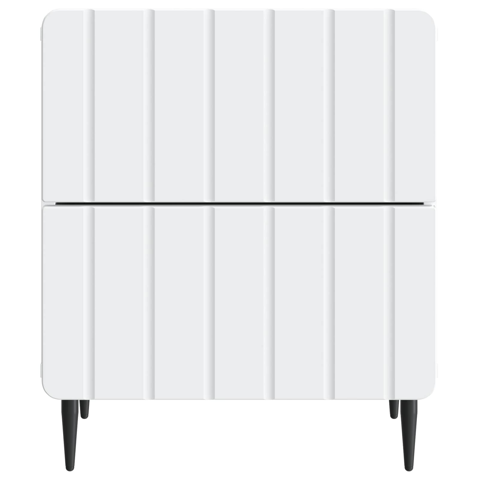 Noćni ormar 2 pcs Bijela 43 x 34,5 x 49,5 cm Konstruirano drvo