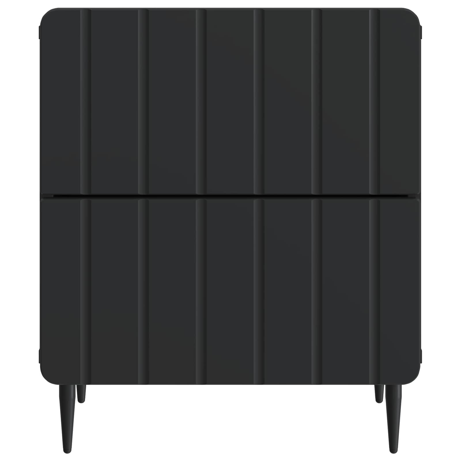 Noćni ormar Crna 43 x 34,5 x 49,5 cm Konstruirano drvo