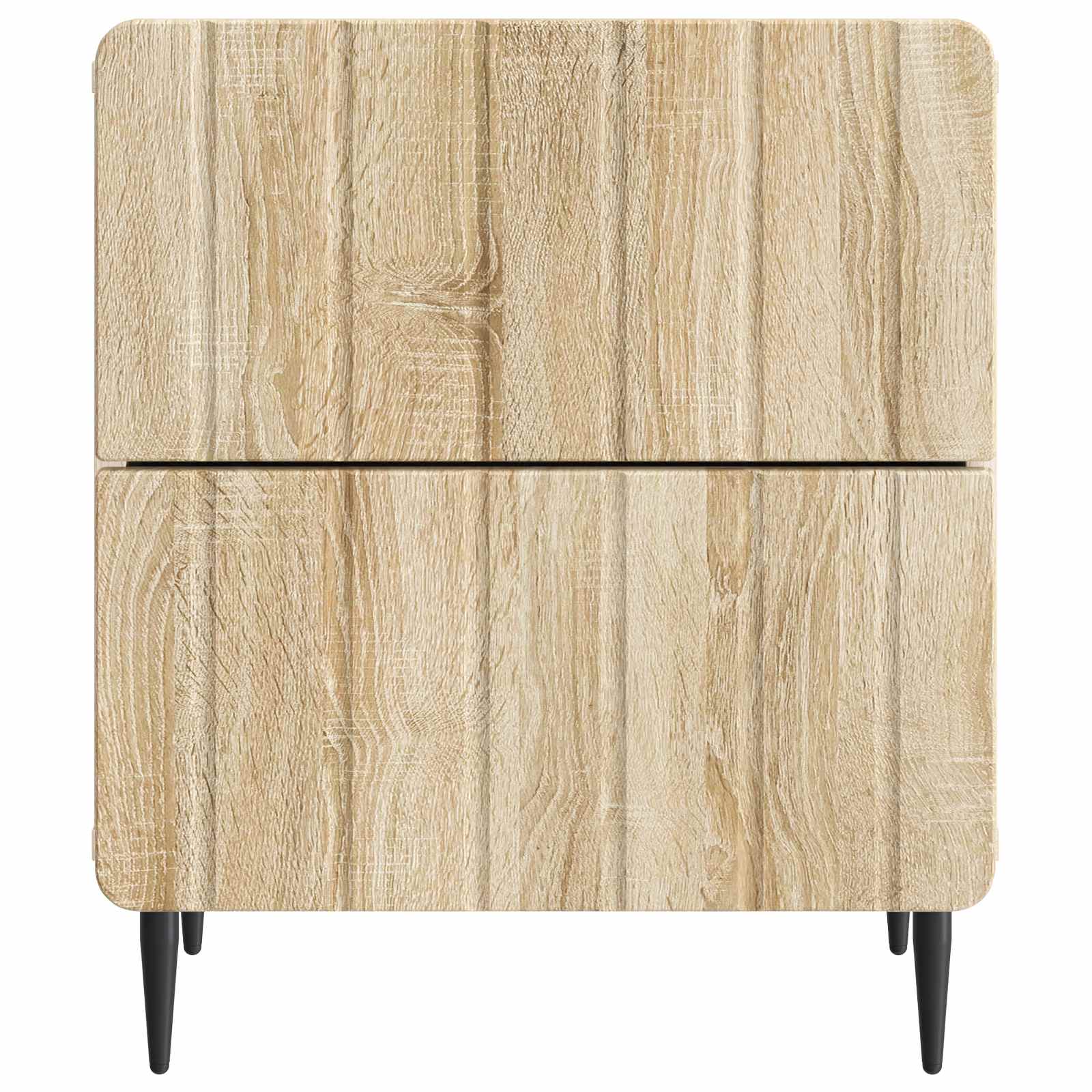Noćni ormar s ladicama 2 pcs Hrast sonoma 43 x 34,5 x 49,5 cm