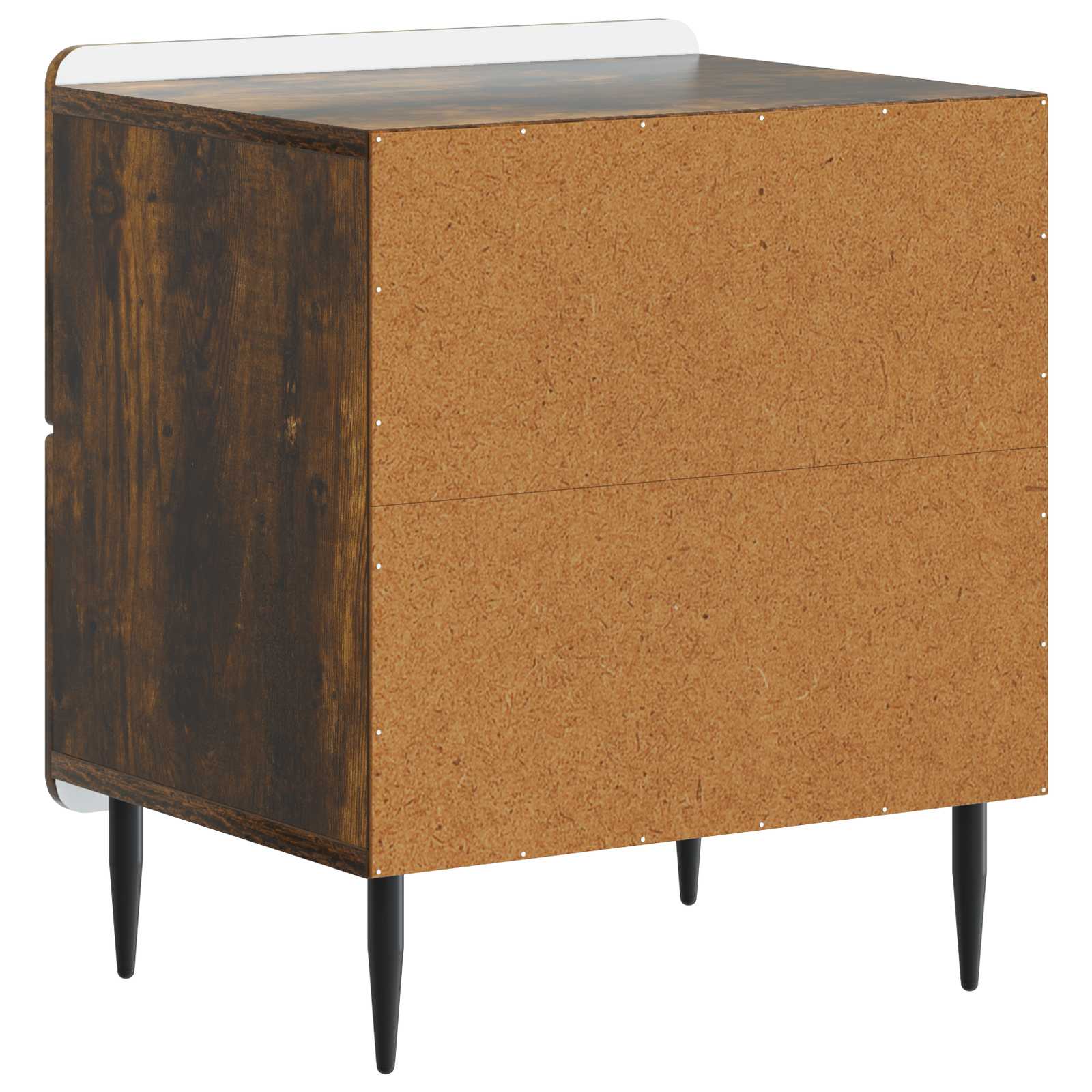 Noćni ormar s ladicama Dimljeni hrast 43 x 34,5 x 49,5 cm