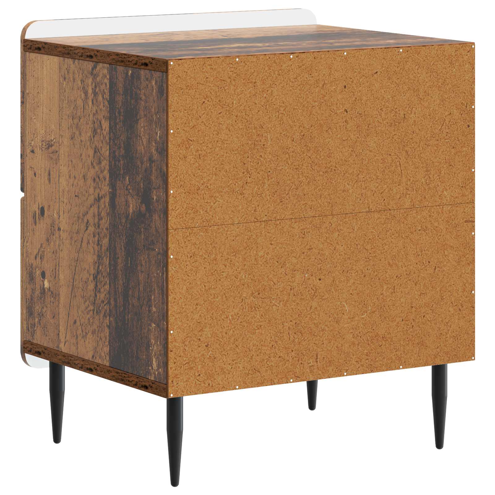 Noćni ormar s ladicama 2 pcs Staro drvo 43 x 34,5 x 49,5 cm