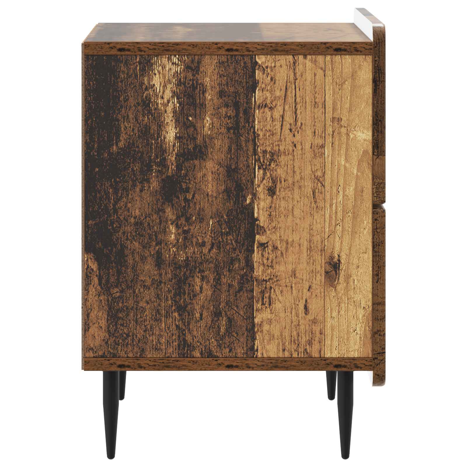 Noćni ormar s ladicama 2 pcs Staro drvo 43 x 34,5 x 49,5 cm