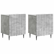 Noćni ormar 2 pcs Betonska siva 43 x 34,5 x 52 cm