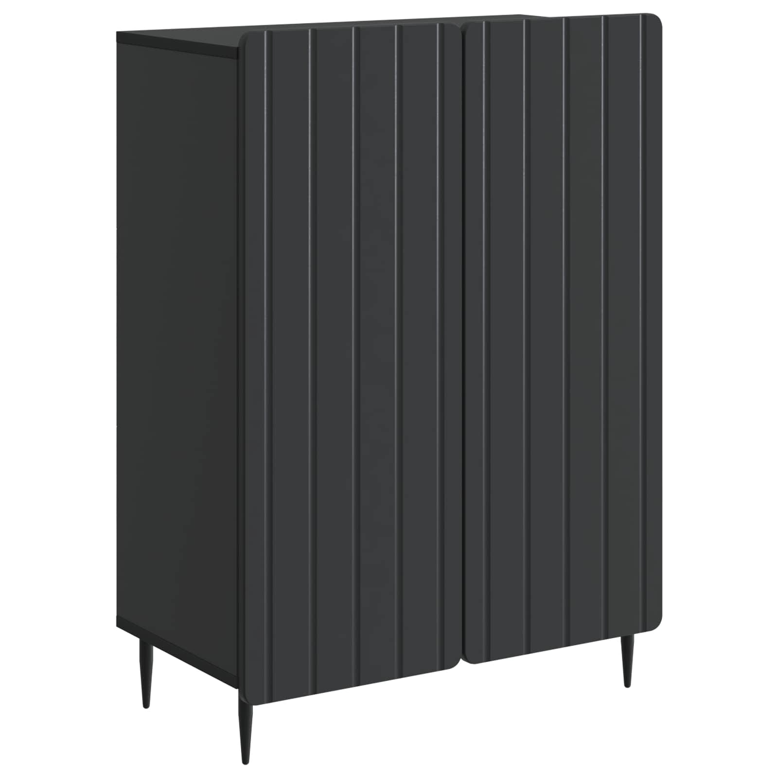 Kreveta Crna 66 x 34,5 x 92 cm Konstruirano drvo