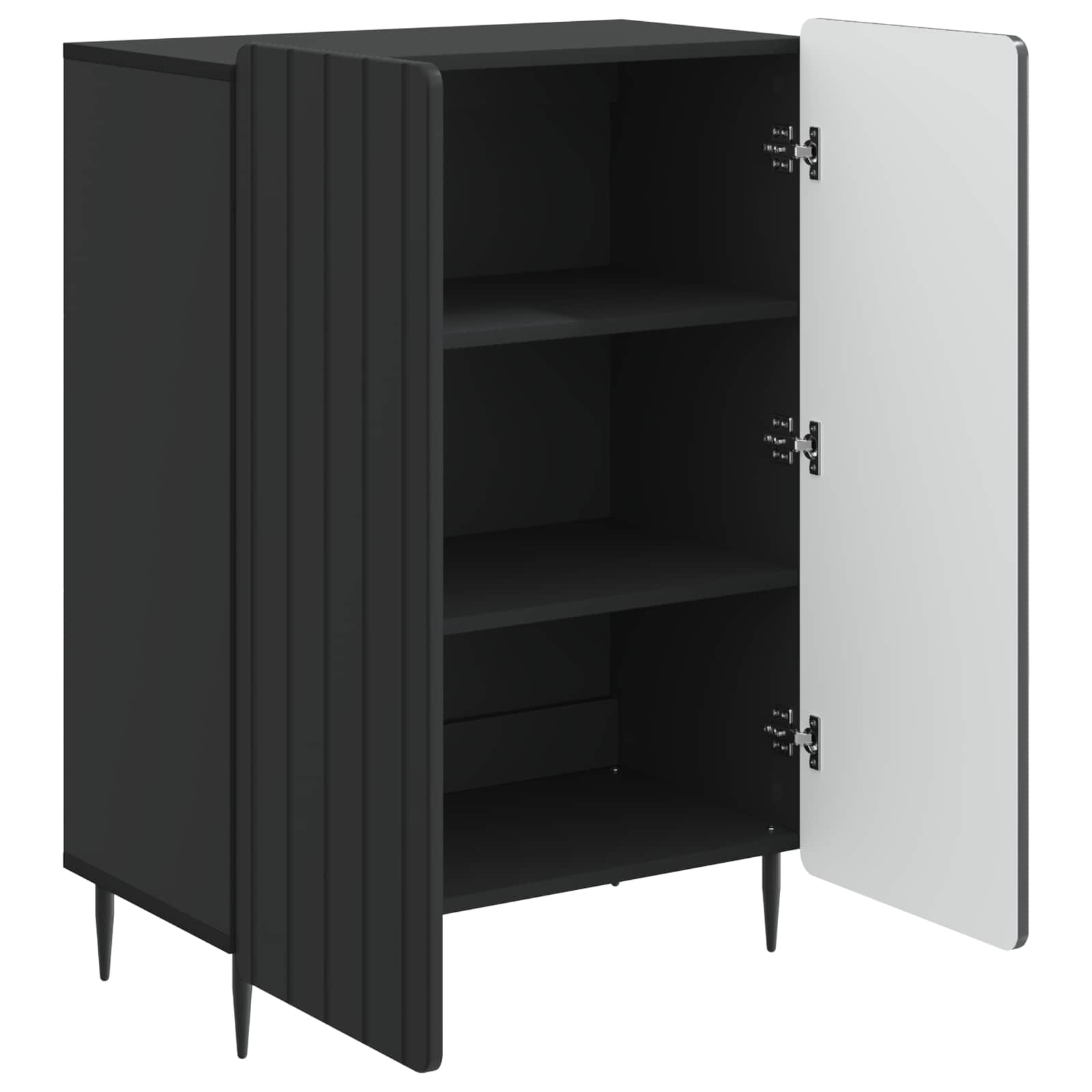 Kreveta Crna 66 x 34,5 x 92 cm Konstruirano drvo