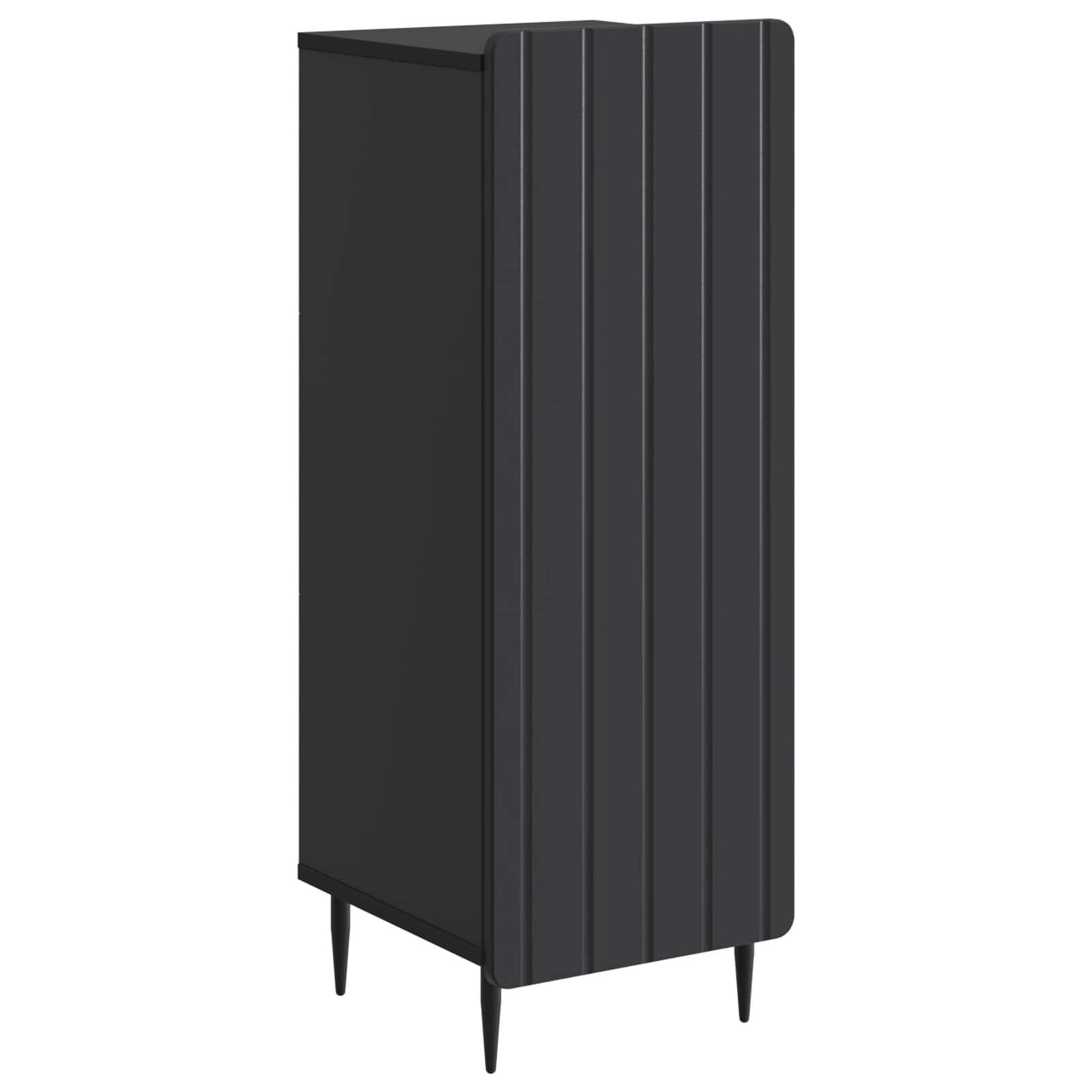 Kreveta Crna 34,5 x 33 x 92 cm Konstruirano drvo