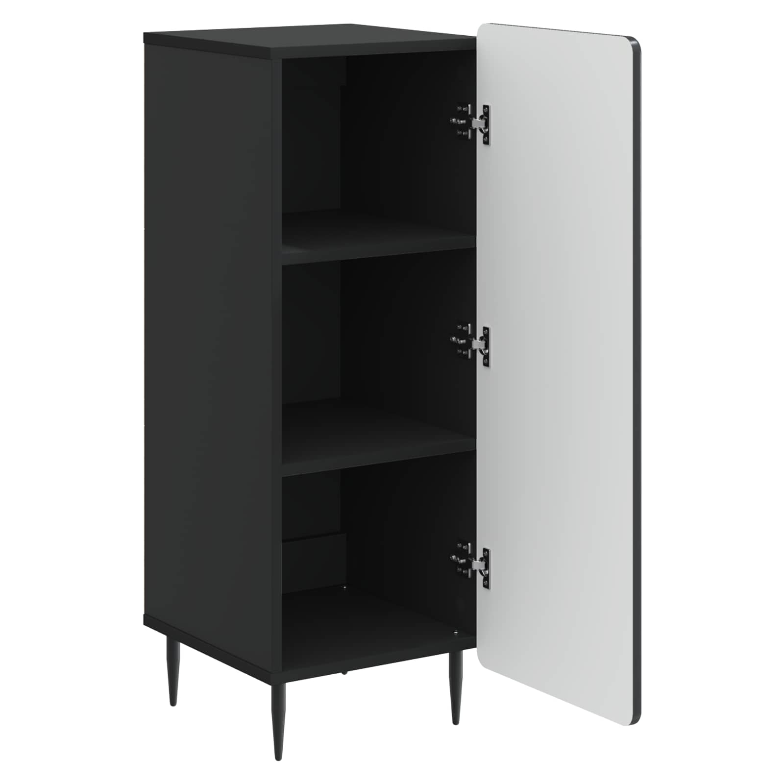Kreveta Crna 34,5 x 33 x 92 cm Konstruirano drvo
